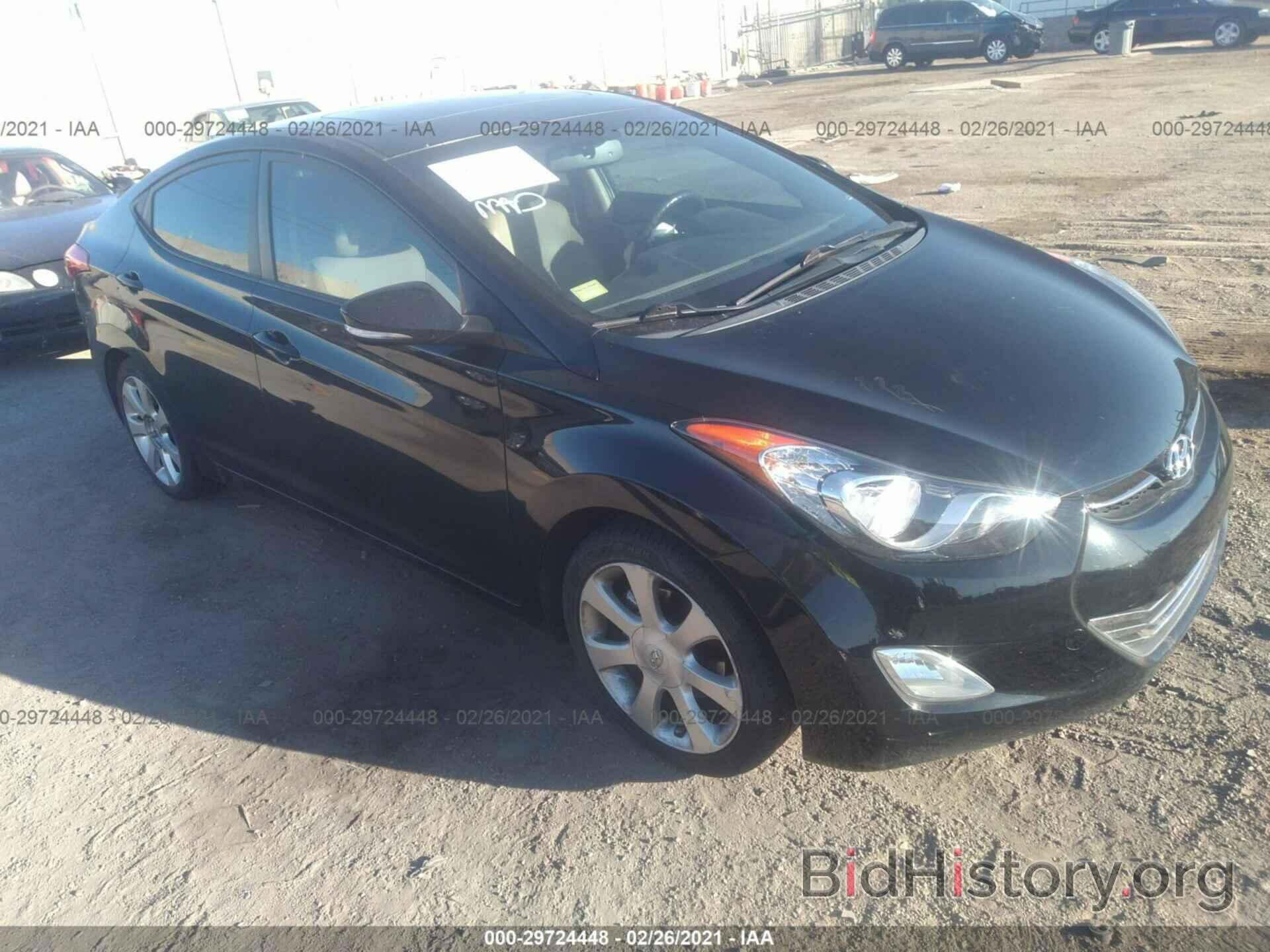 Photo 5NPDH4AE4CH127823 - HYUNDAI ELANTRA 2012