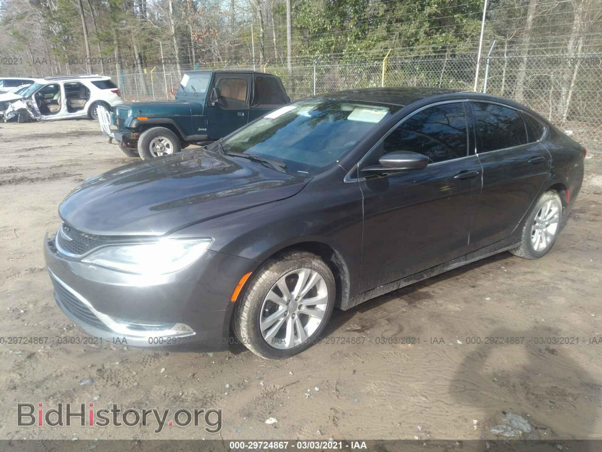 2016 CHRYSLER 200 - VIN: 1C3CCCAB8GN133208 - Фото 2