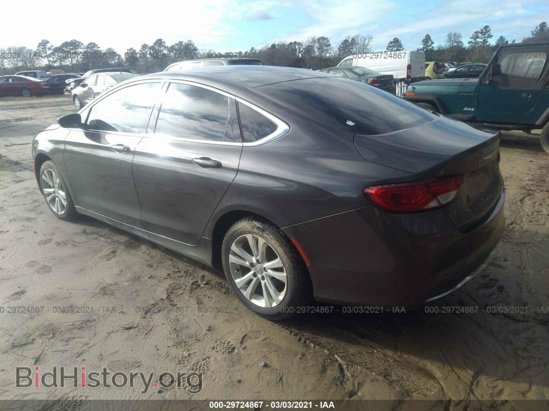 2016 CHRYSLER 200 - VIN: 1C3CCCAB8GN133208 - Фото 3