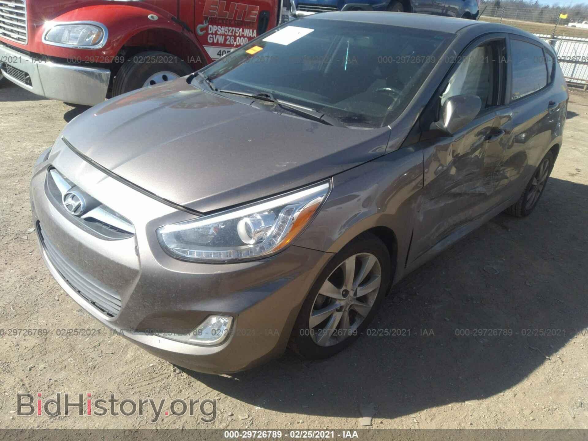 2014 HYUNDAI ACCENT - VIN: KMHCU5AEXEU153067 - Фото 2