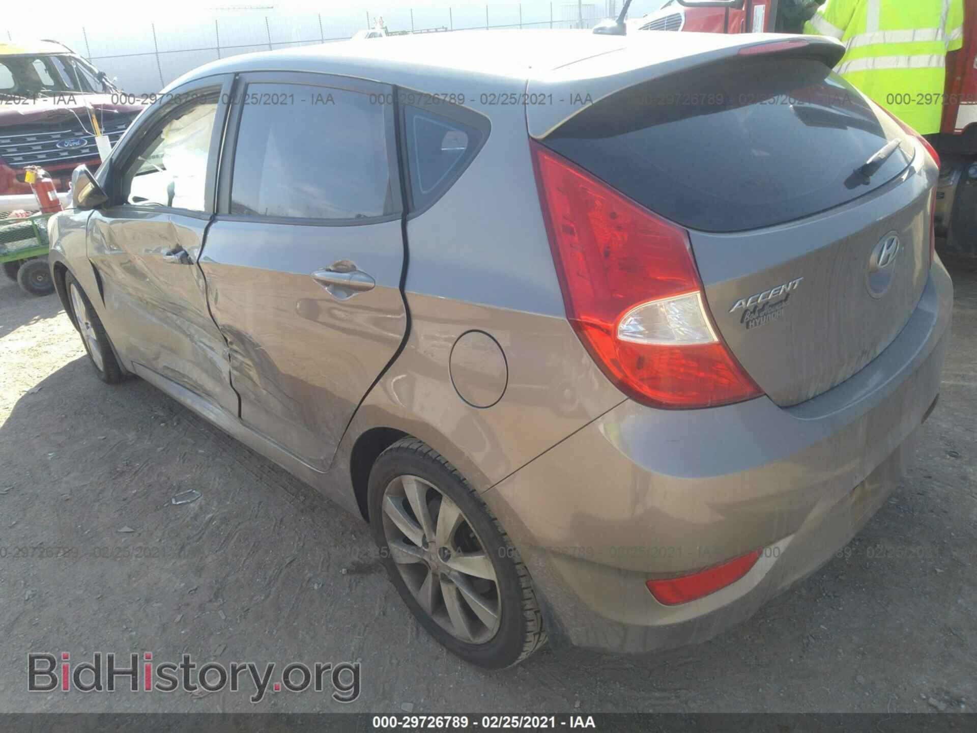 2014 HYUNDAI ACCENT - VIN: KMHCU5AEXEU153067 - Фото 3