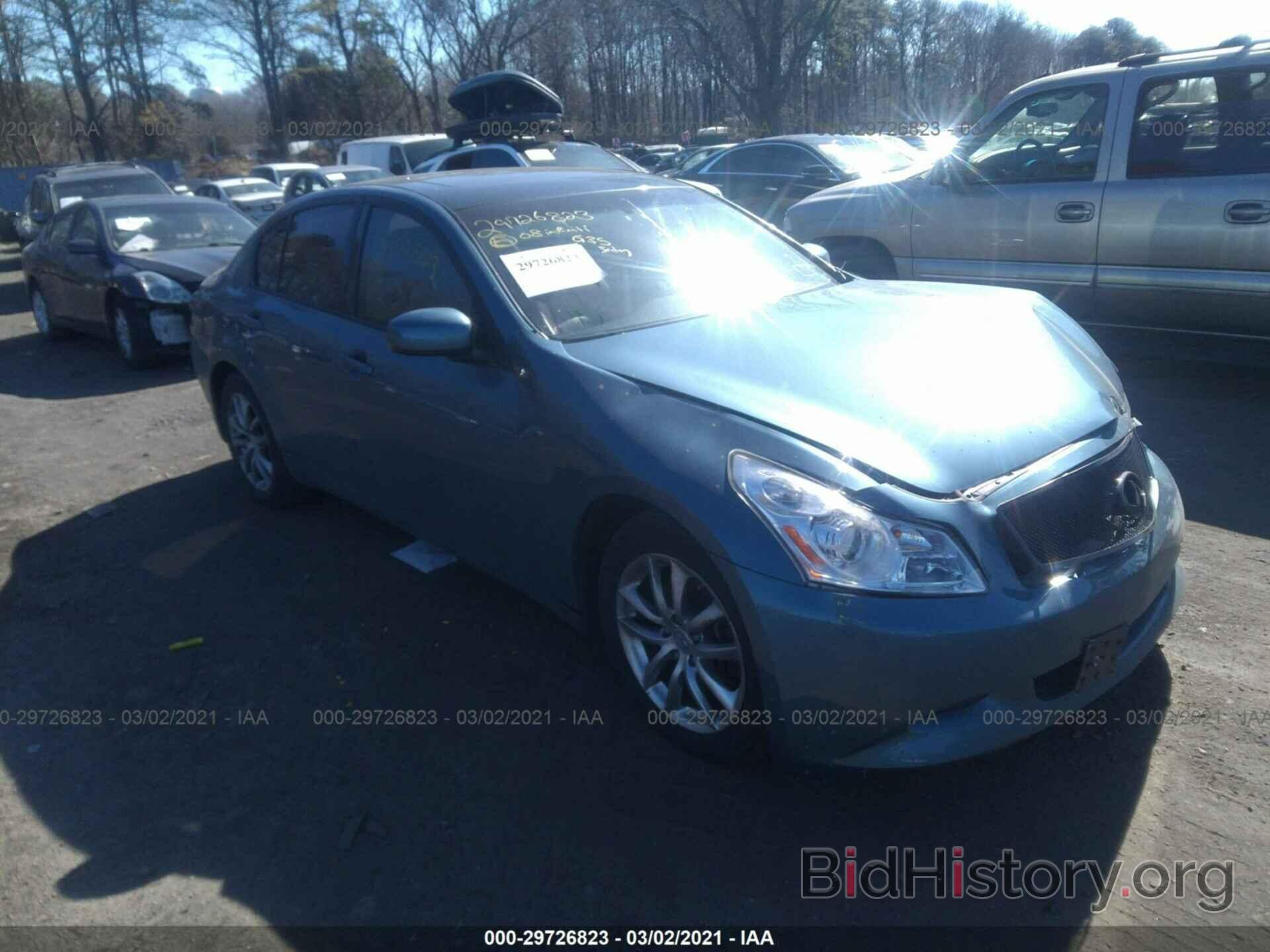 Photo JNKBV61F58M257299 - INFINITI G35 SEDAN 2008