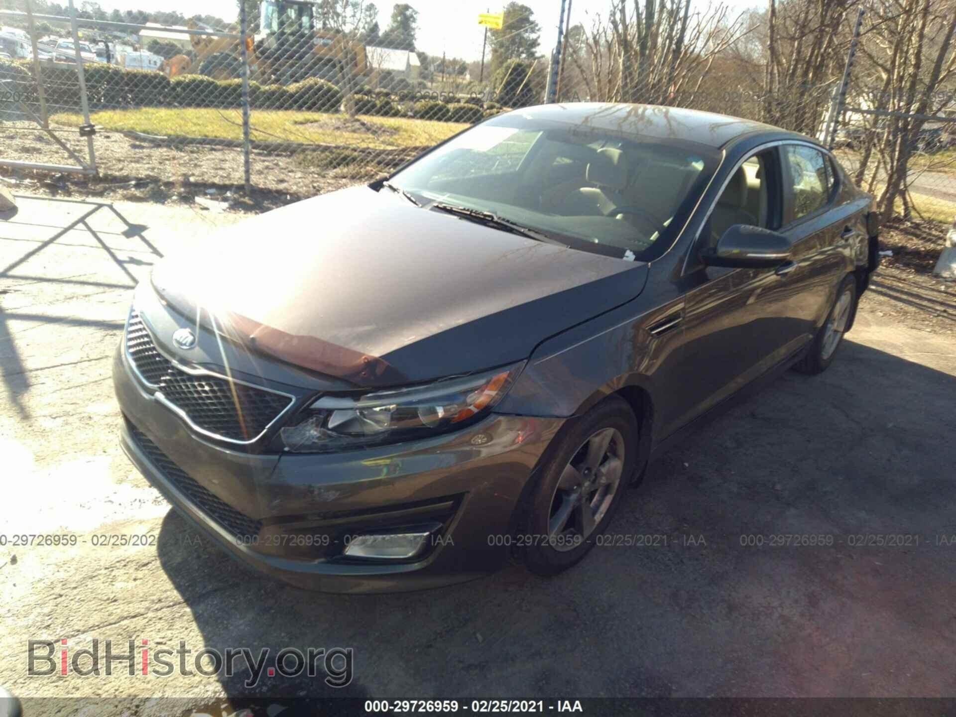2014 KIA OPTIMA - VIN: 5XXGM4A70EG329227 - Фото 2