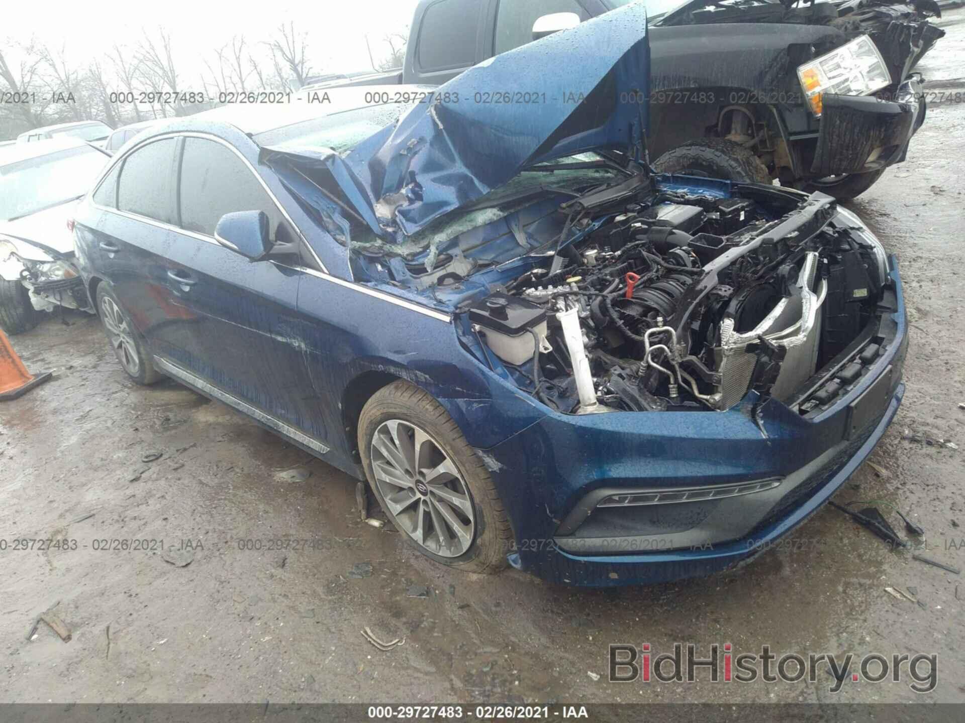 Photo 5NPE34AF4FH052279 - HYUNDAI SONATA 2015