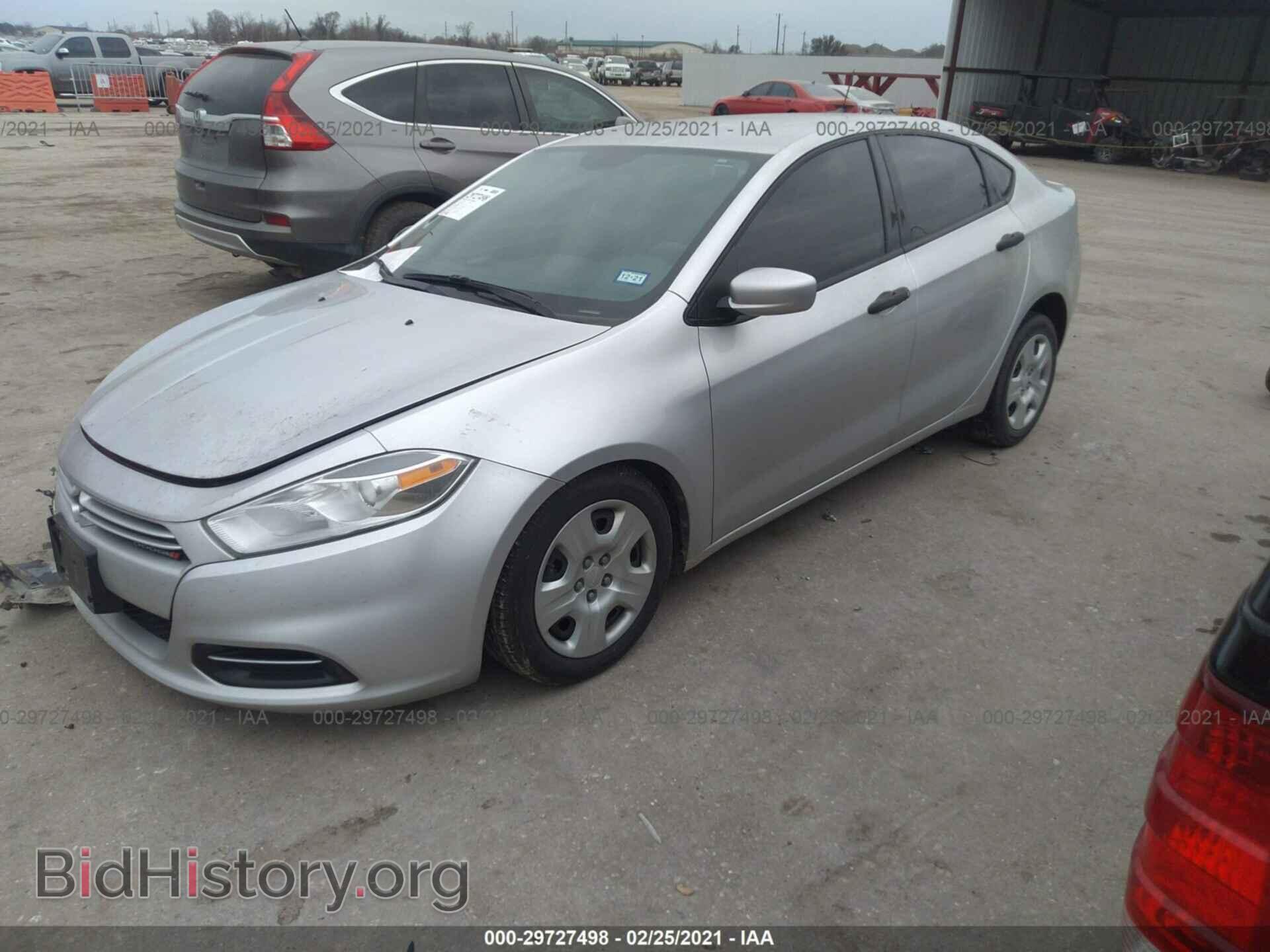 2013 DODGE DART - VIN: 1C3CDFAA7DD241746 - Фото 2