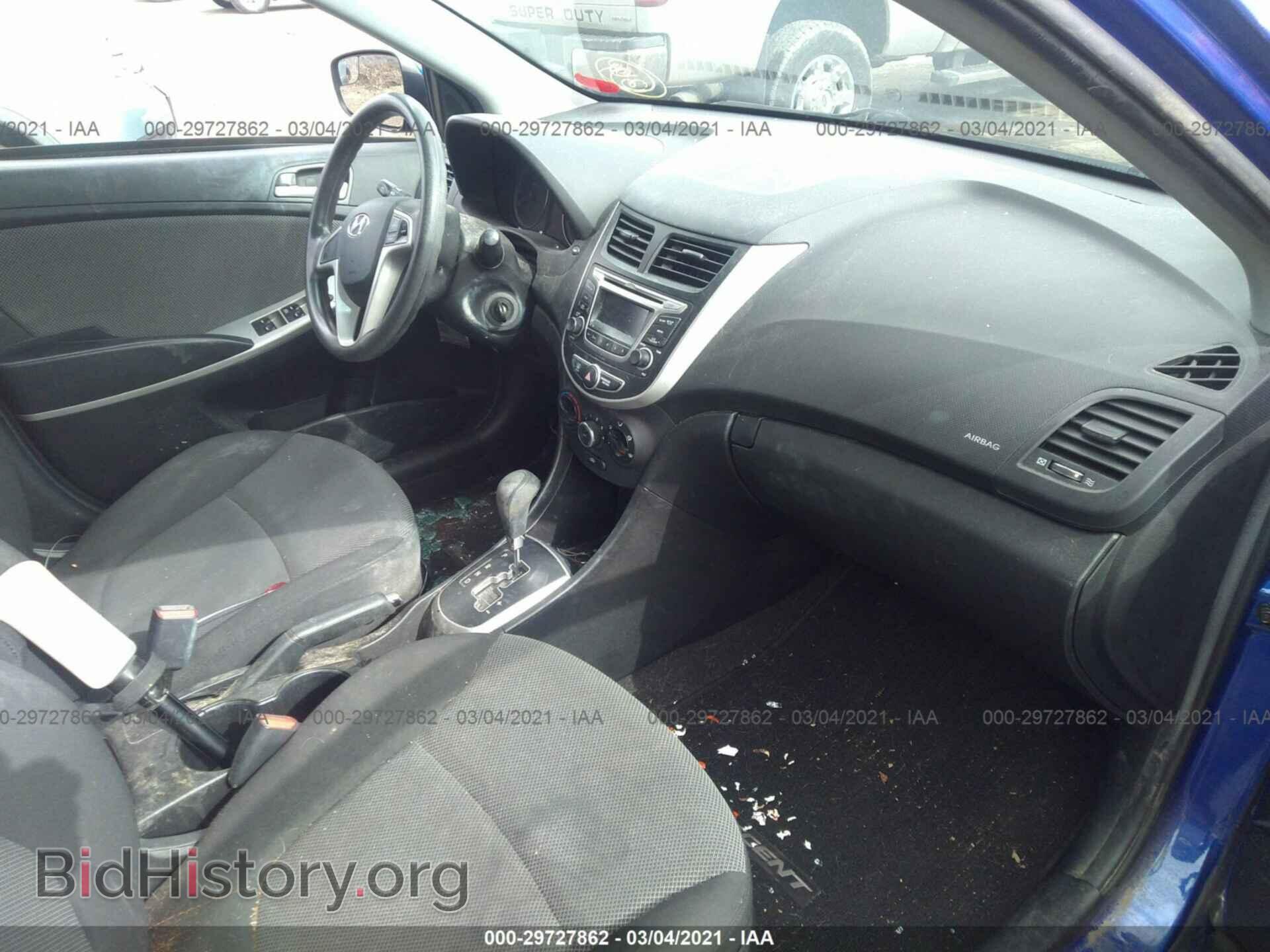 2014 HYUNDAI ACCENT - VIN: KMHCT5AE5EU189395 - Фото 5