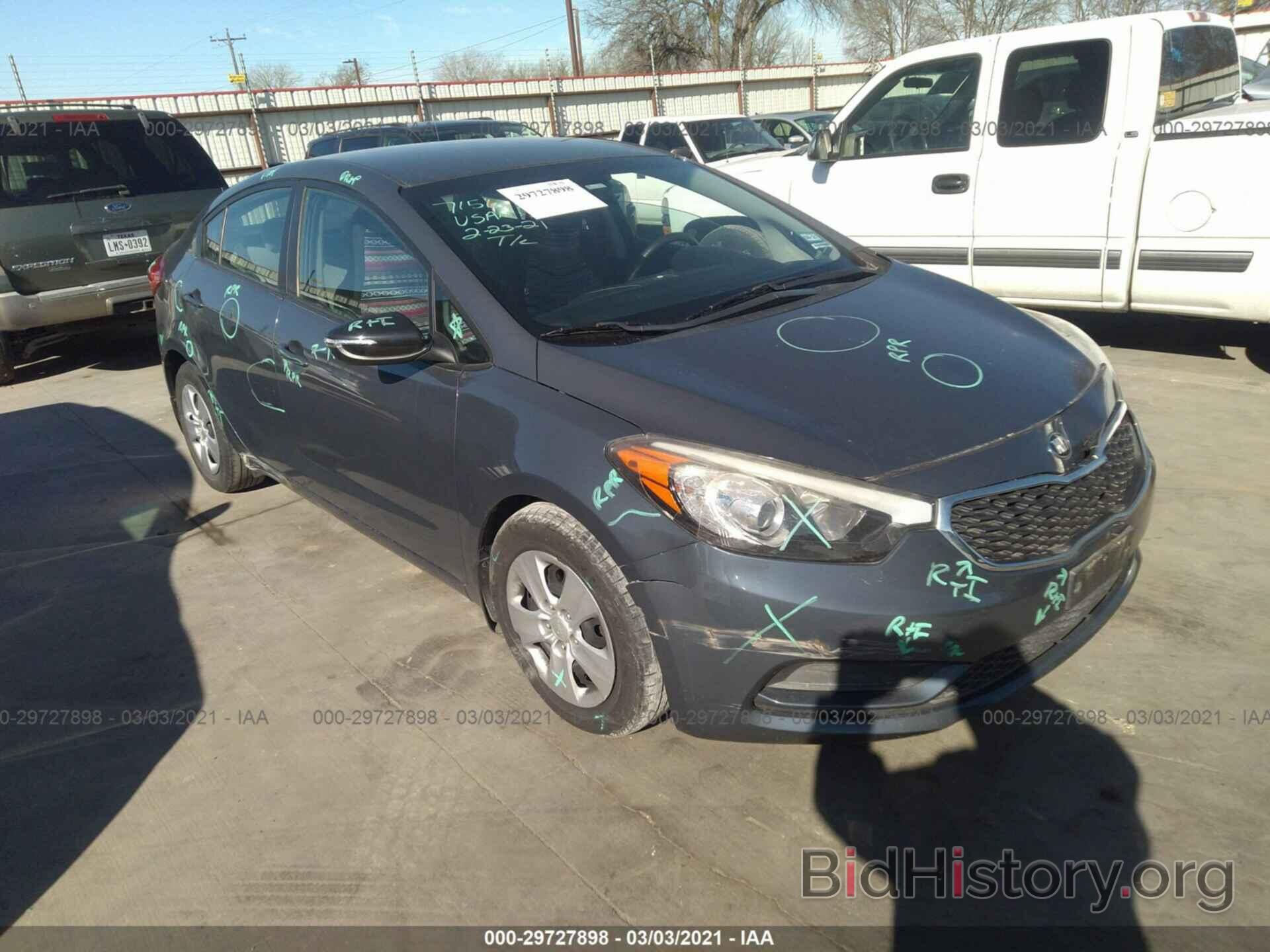 Photo KNAFX4A63F5340221 - KIA FORTE 2015