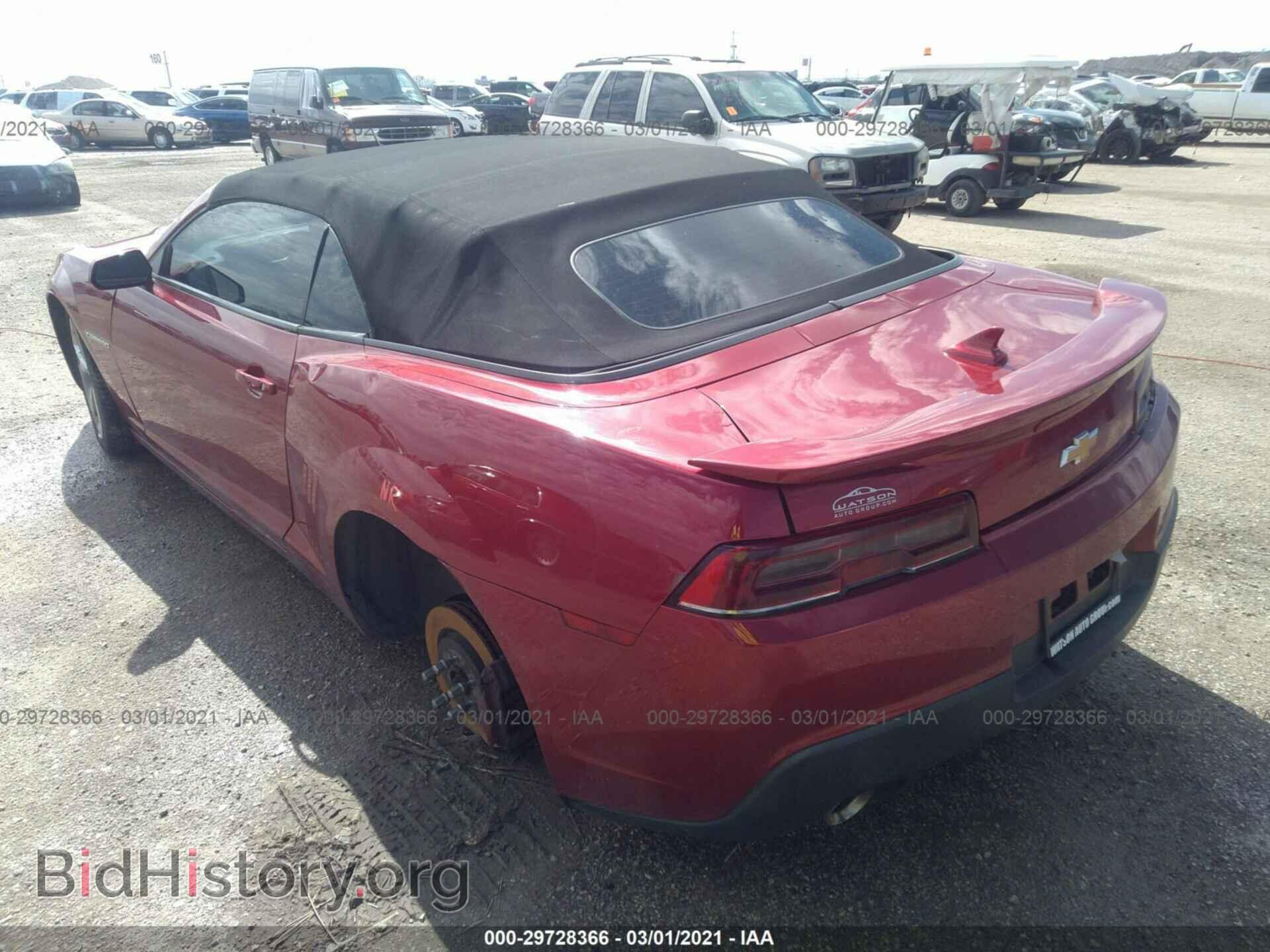 2014 CHEVROLET CAMARO - VIN: 2G1FK3DJ3E9204502 - Фото 3
