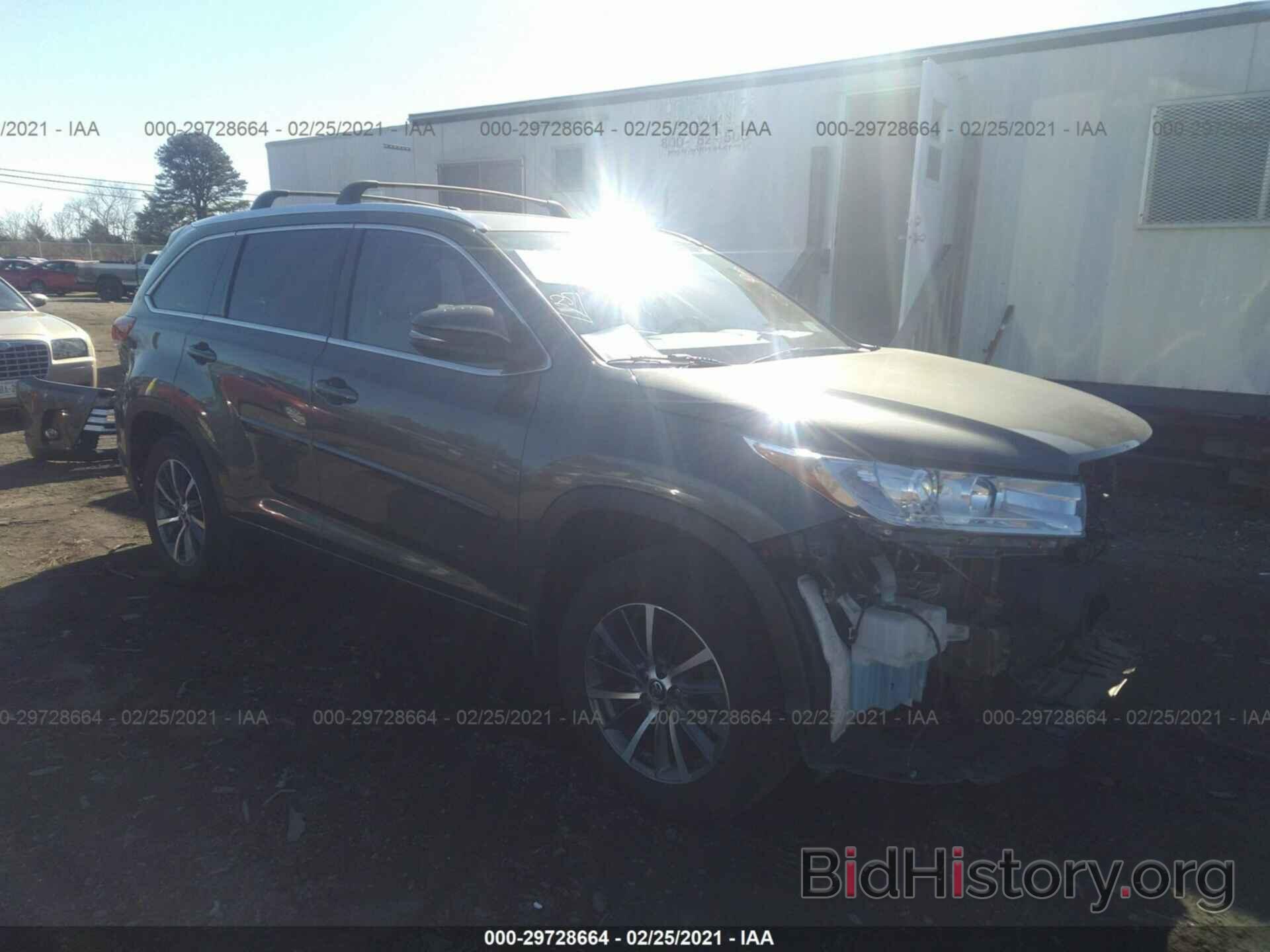 Photo 5TDJZRFH9HS382503 - TOYOTA HIGHLANDER 2017