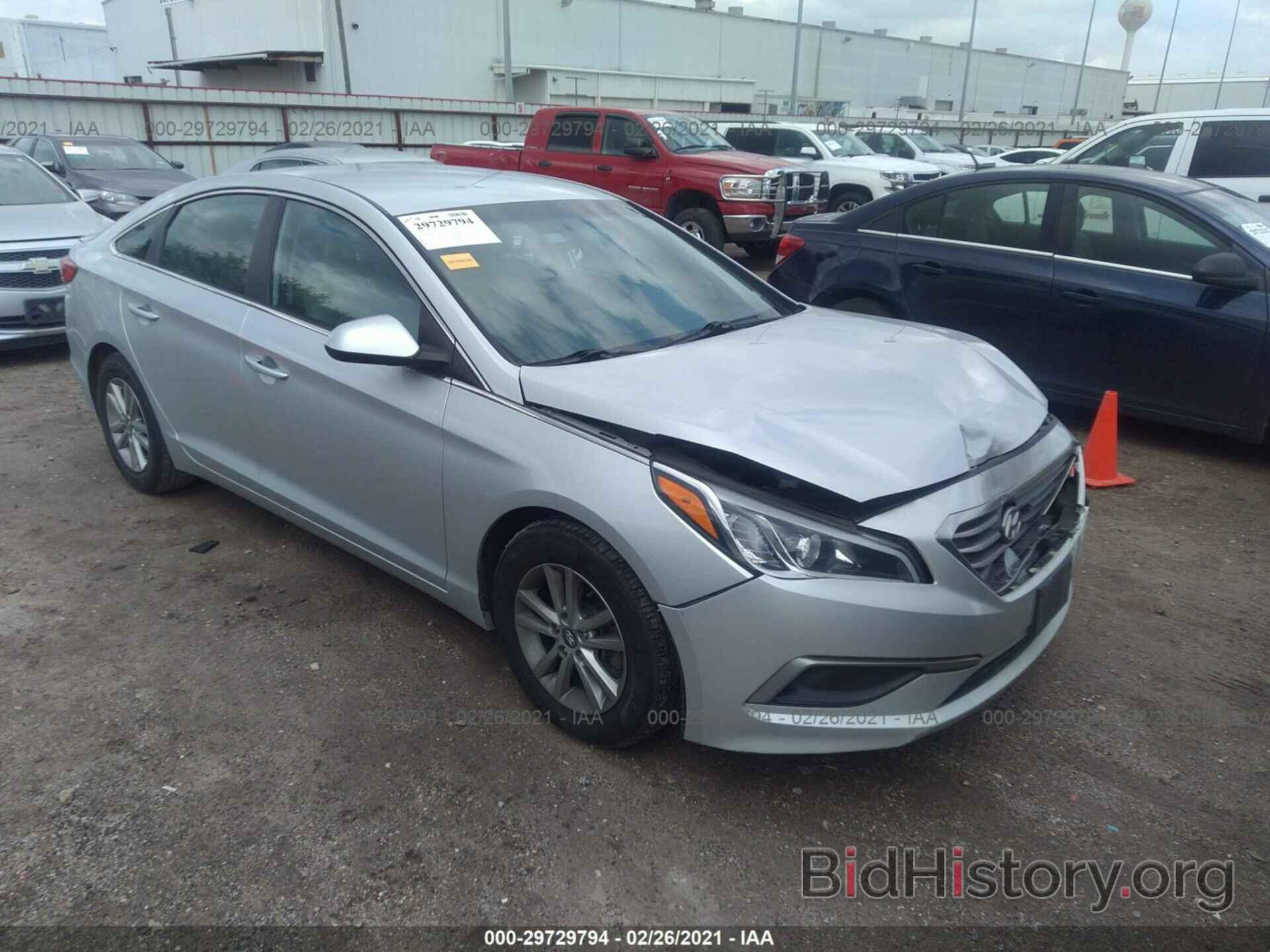 Фотография 5NPE24AF7GH268356 - HYUNDAI SONATA 2016