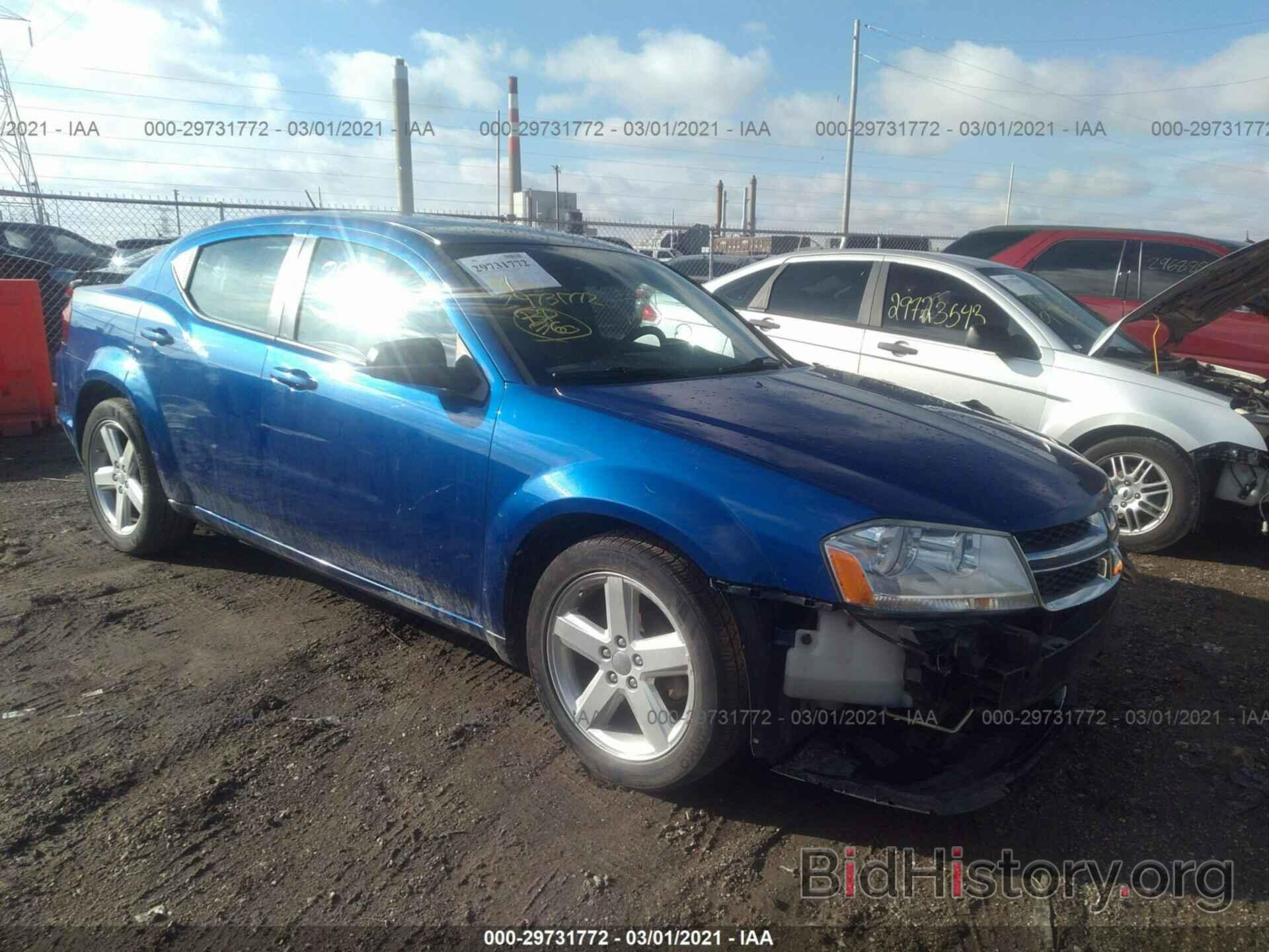 Фотография 1C3CDZAB8DN664954 - DODGE AVENGER 2013