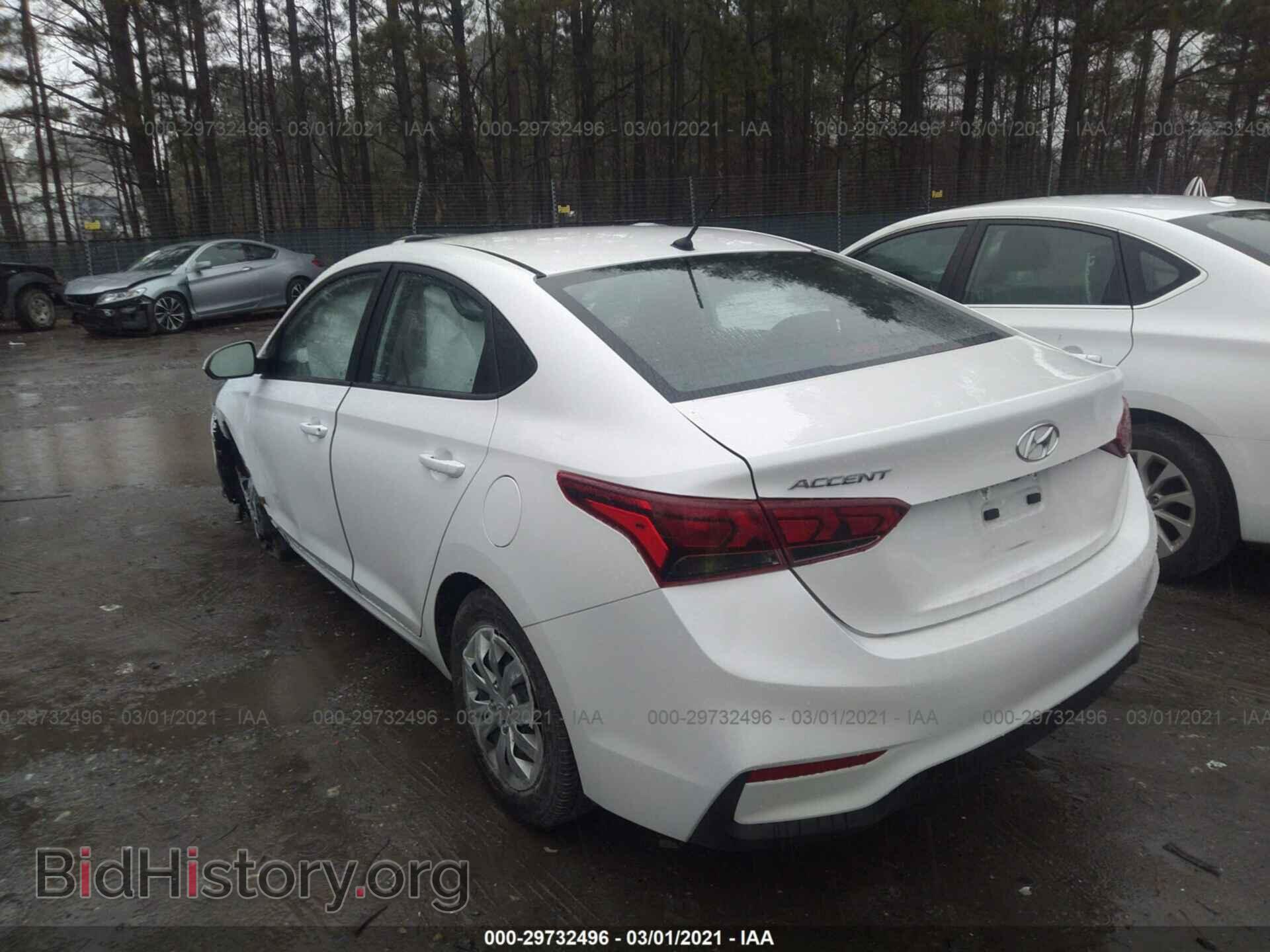 2020 HYUNDAI ACCENT - VIN: 3KPC24A67LE099235 - Фото 3