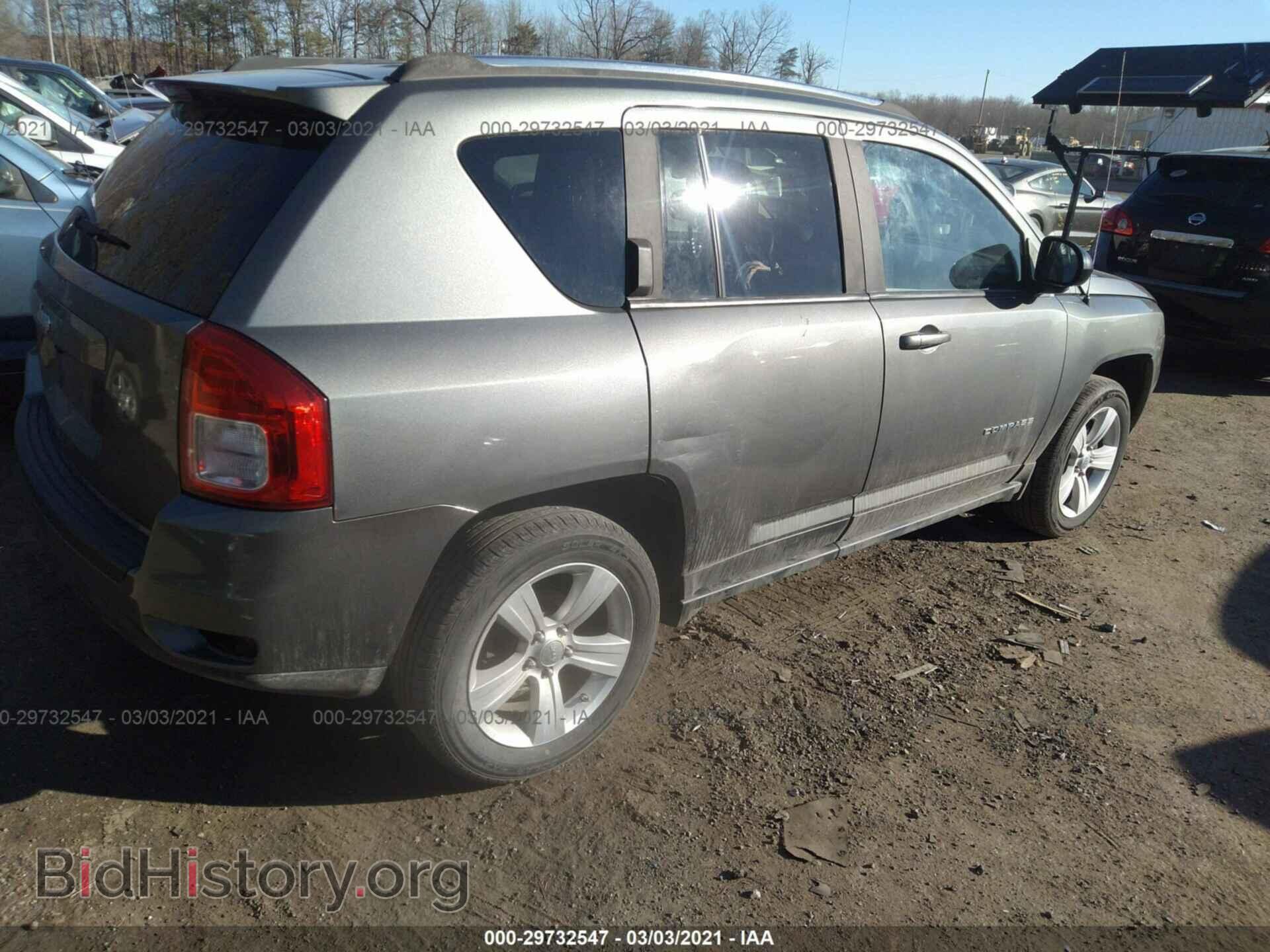 2012 JEEP COMPASS - VIN: 1C4NJDBB7CD567196 - Фото 4