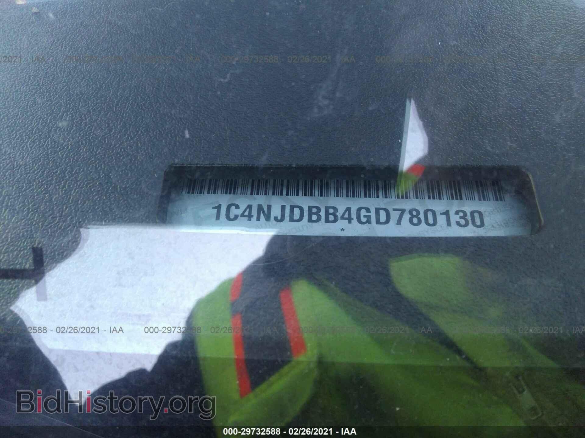 2016 JEEP COMPASS - VIN: 1C4NJDBB4GD780130 - Фото 9