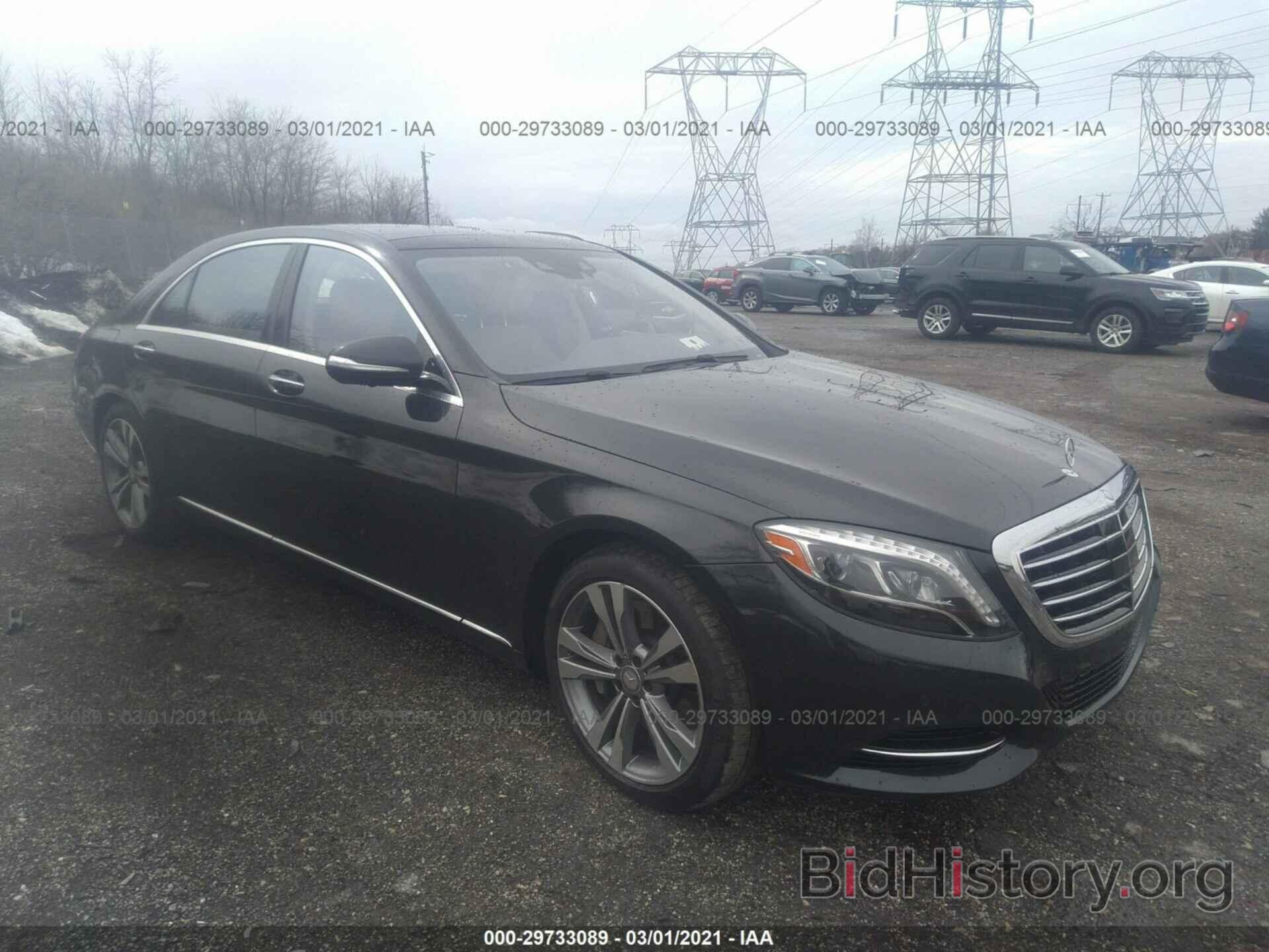 Photo WDDUG8FB3GA239945 - MERCEDES-BENZ S-CLASS 2016