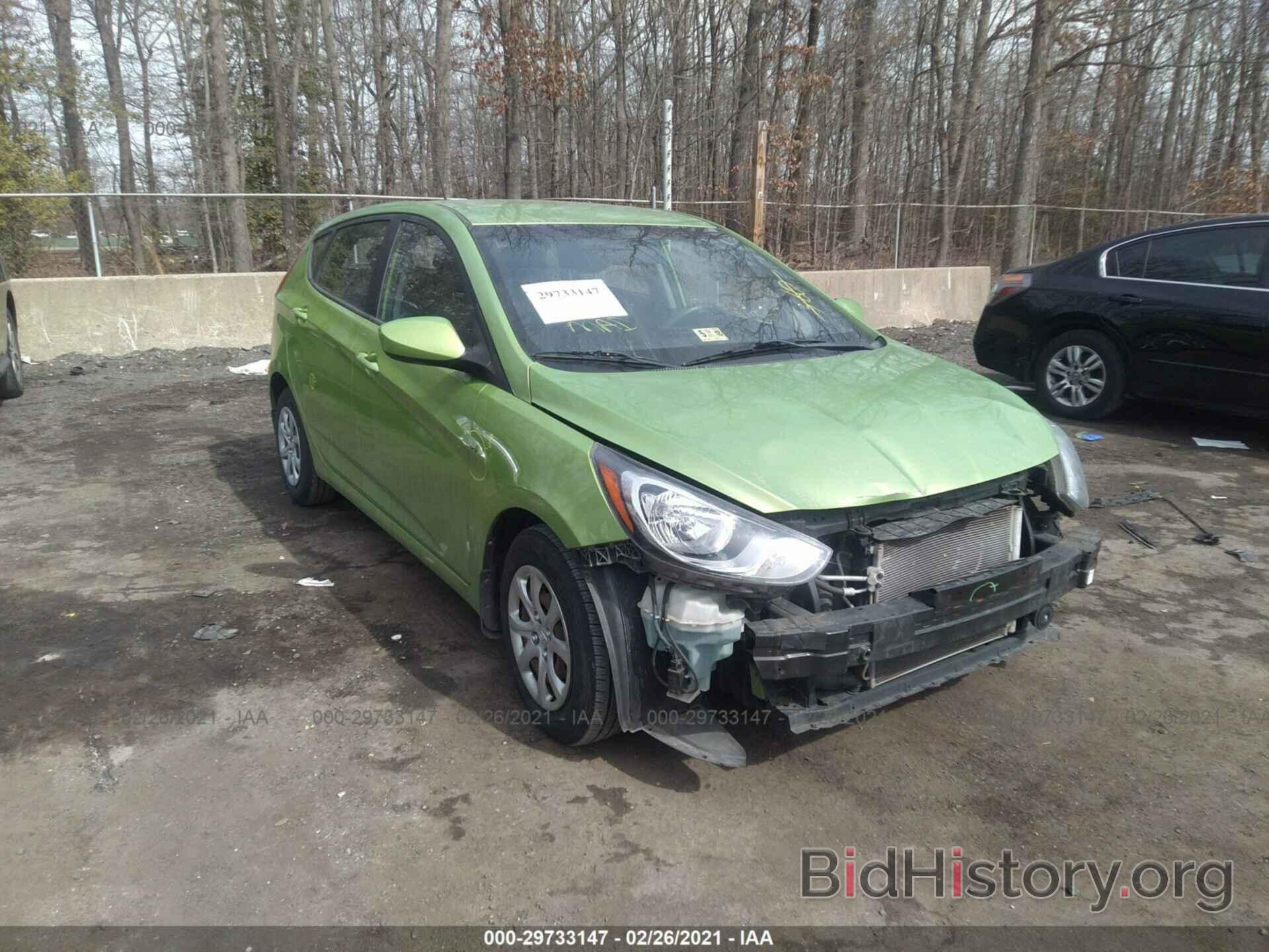 Photo KMHCT5AE3DU125497 - HYUNDAI ACCENT 2013