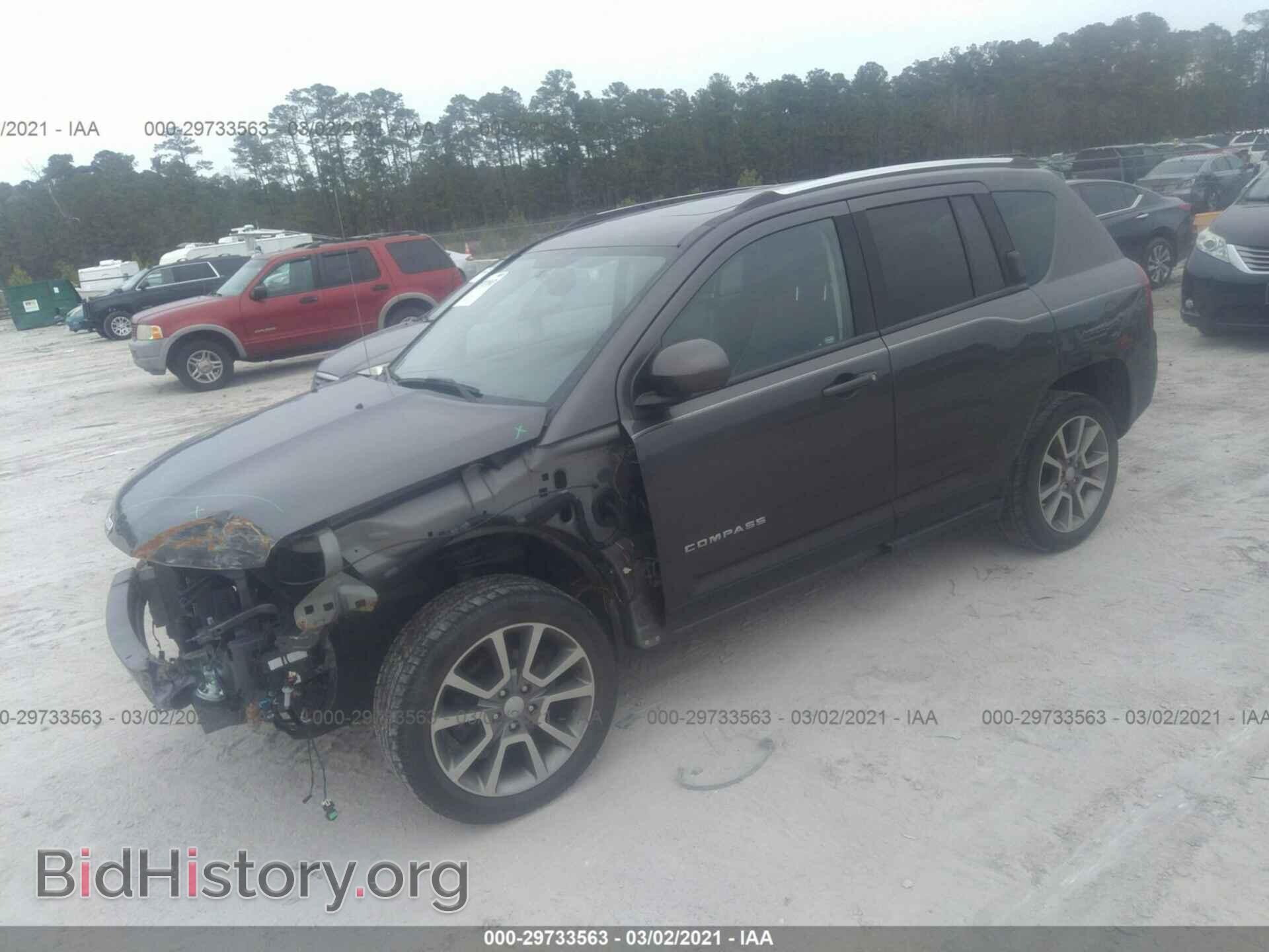 2016 JEEP COMPASS - VIN: 1C4NJDEB8GD733534 - Фото 2