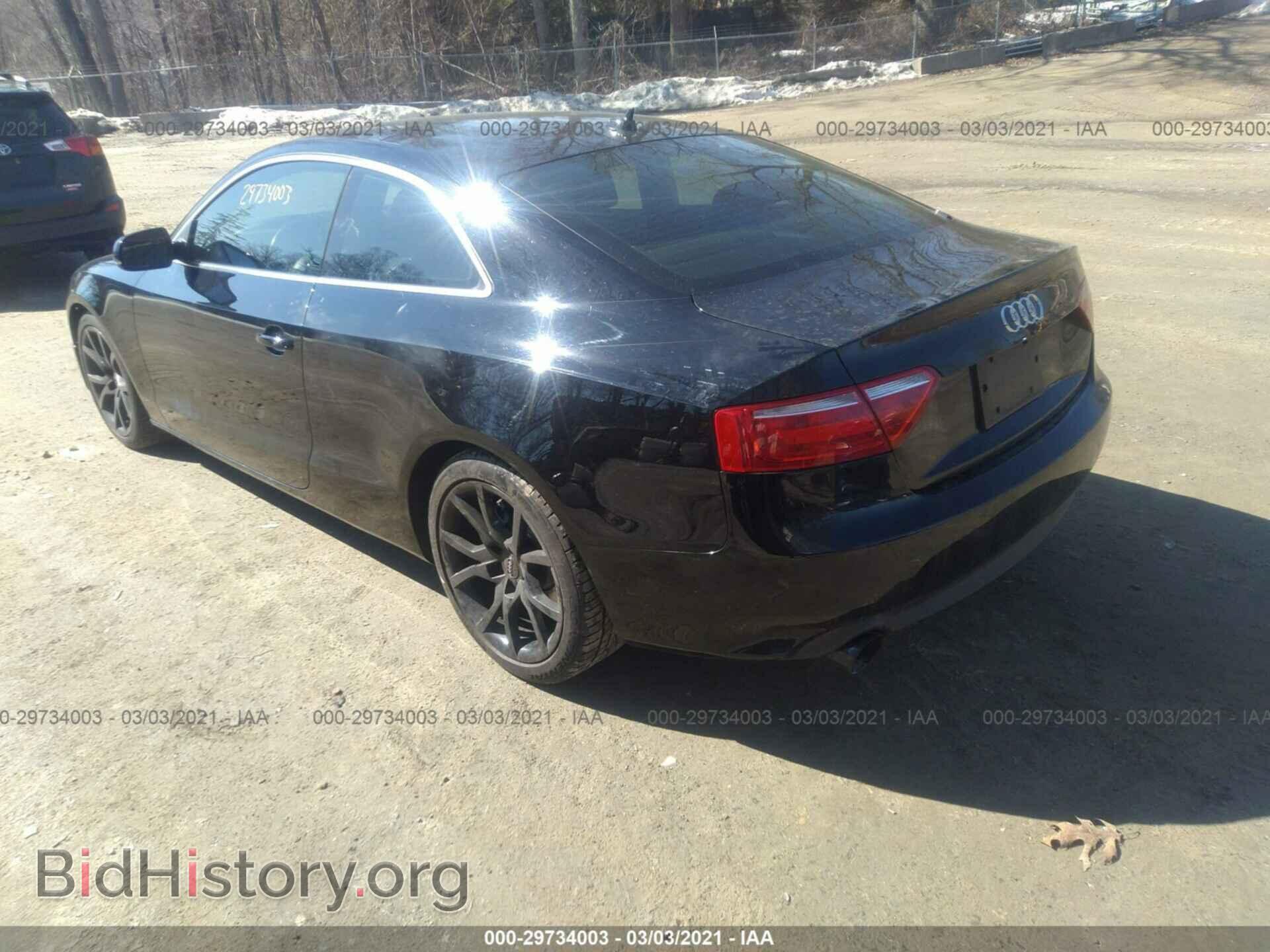 2012 AUDI A5 - VIN: WAUCFAFR6CA001284 - Фото 3