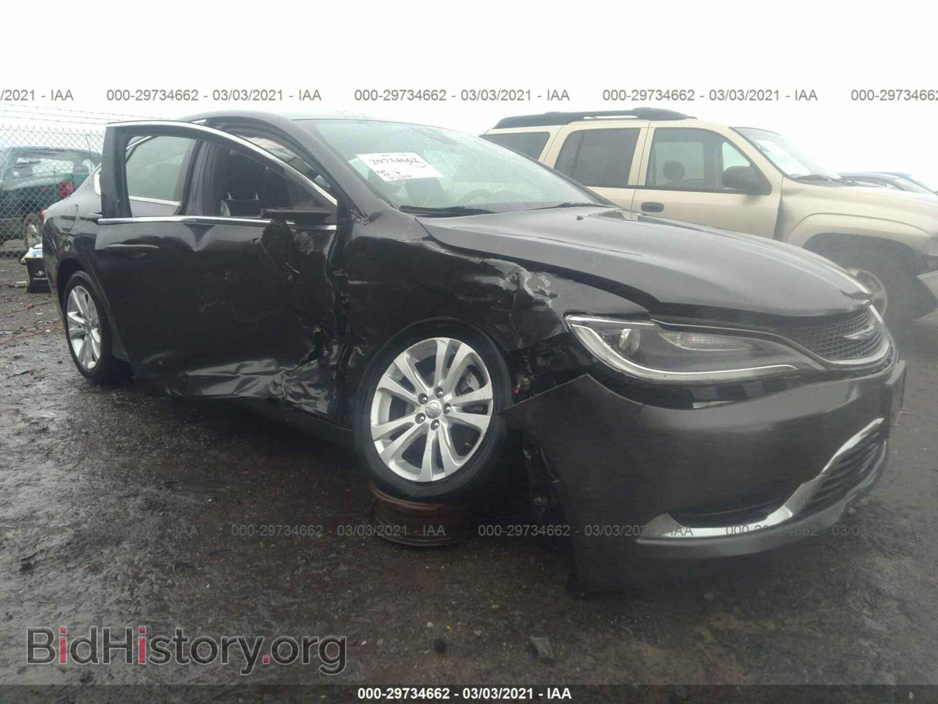 Фотография 1C3CCCAB4GN137482 - CHRYSLER 200 2016