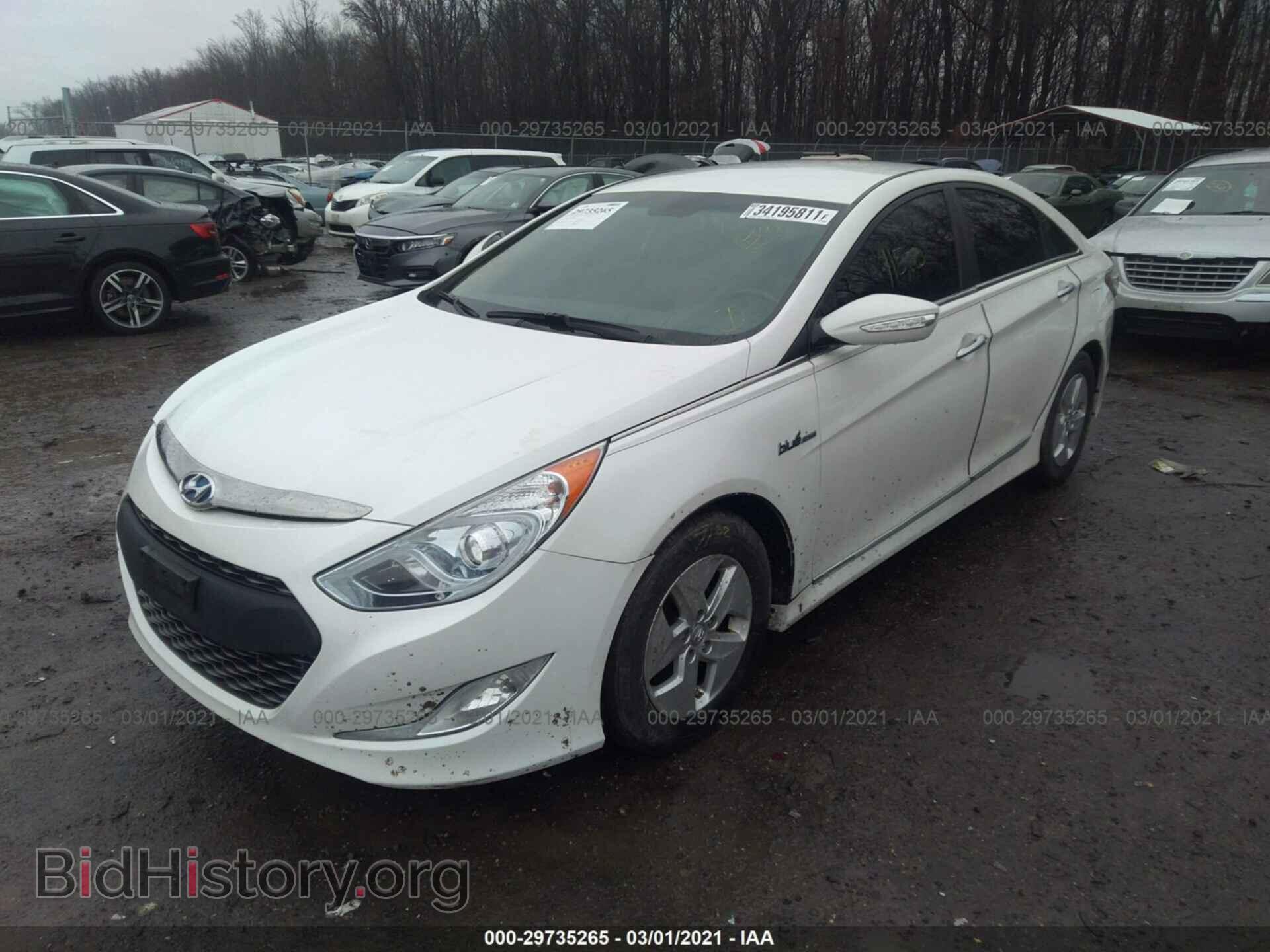 2012 HYUNDAI SONATA - VIN: KMHEC4A45CA056757 - Фото 2