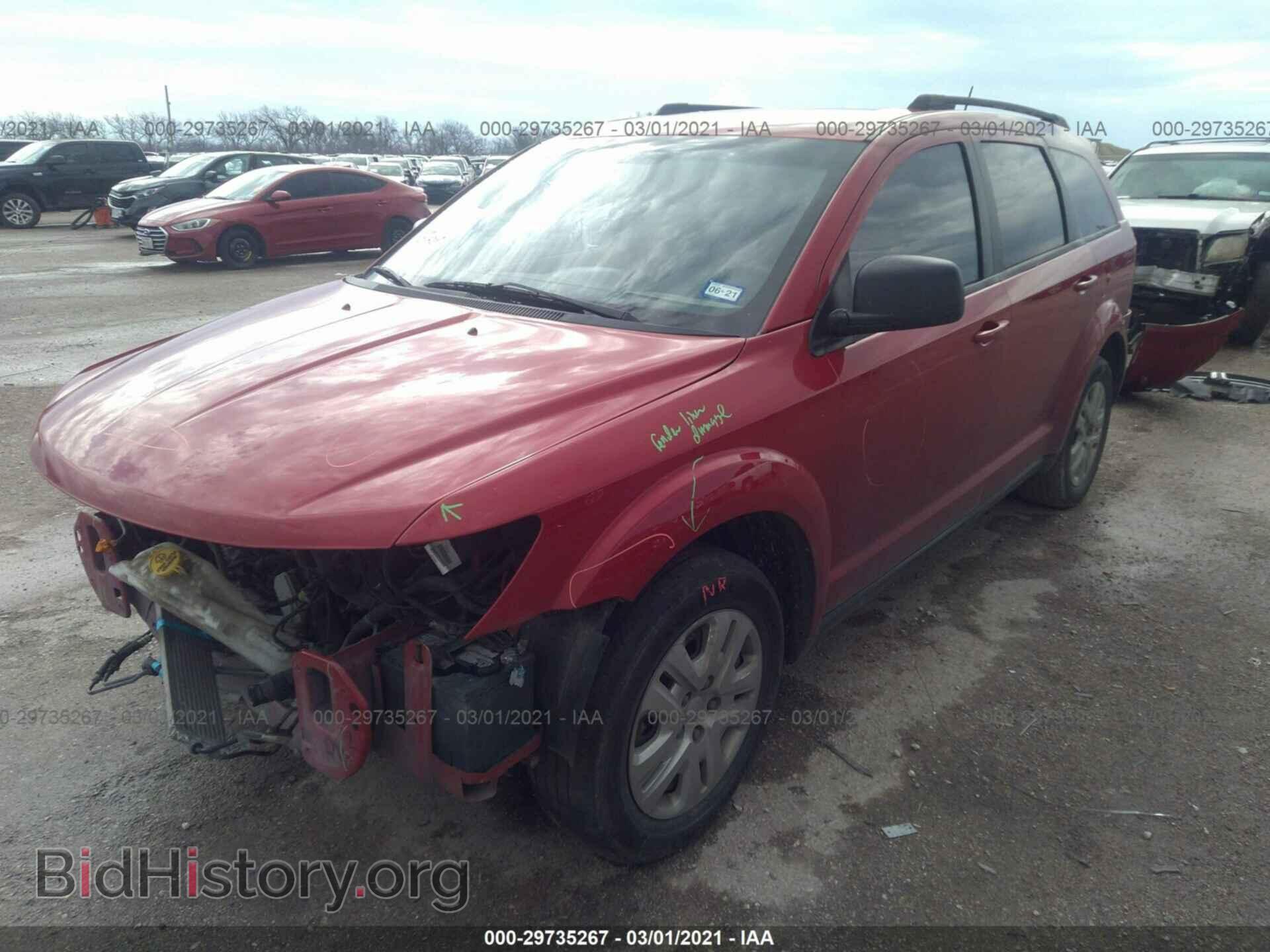 2018 DODGE JOURNEY - VIN: 3C4PDCAB3JT183144 - Фото 2