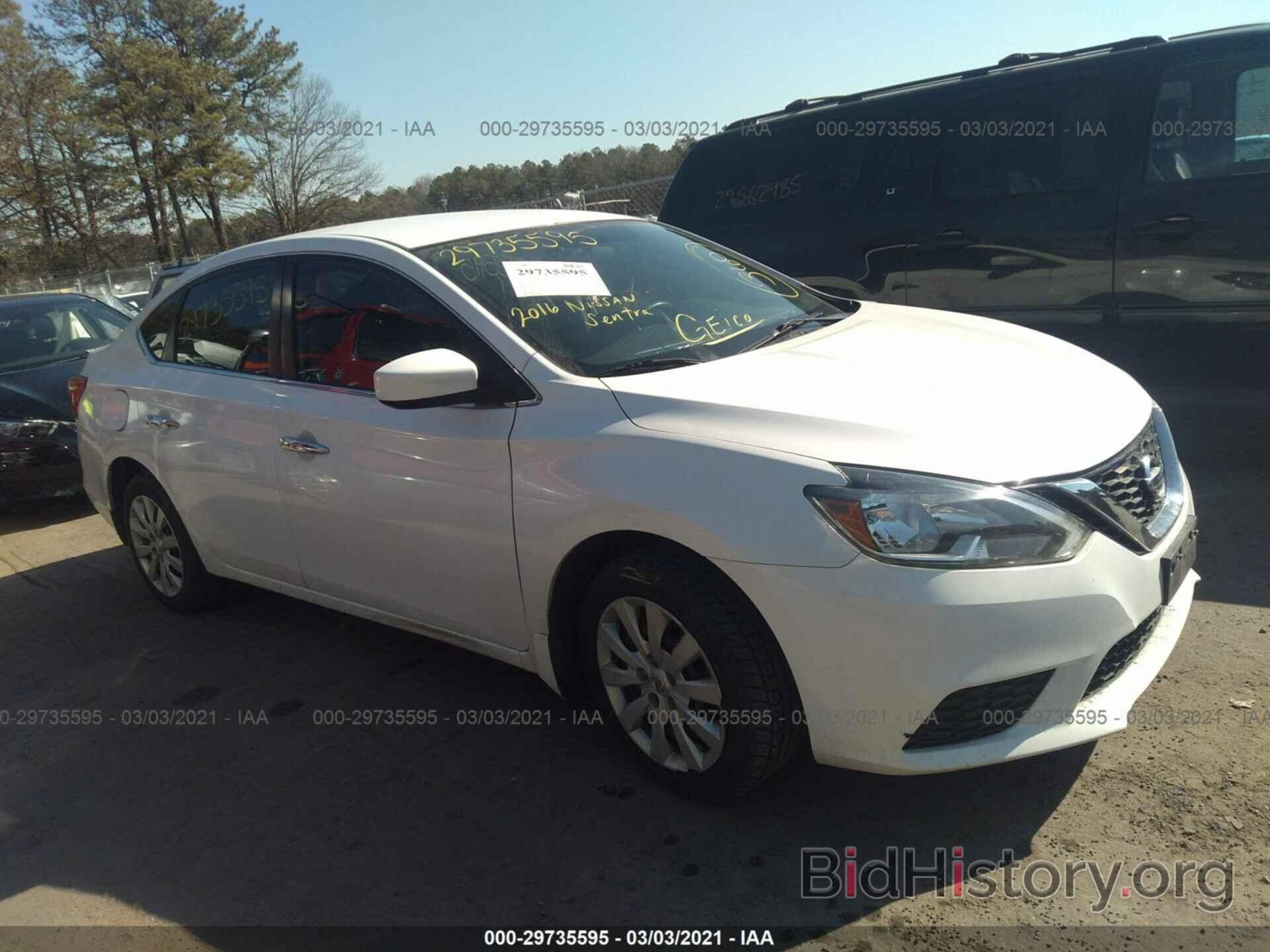 Photo 3N1AB7AP7GY330952 - NISSAN SENTRA 2016