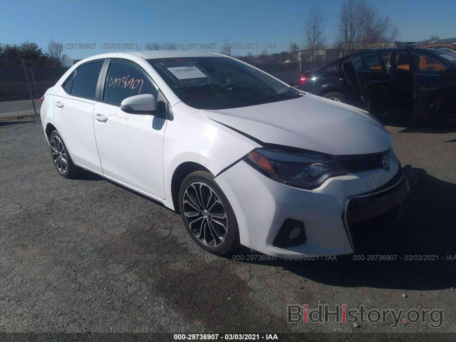 Photo 2T1BURHEXGC720200 - TOYOTA COROLLA 2016