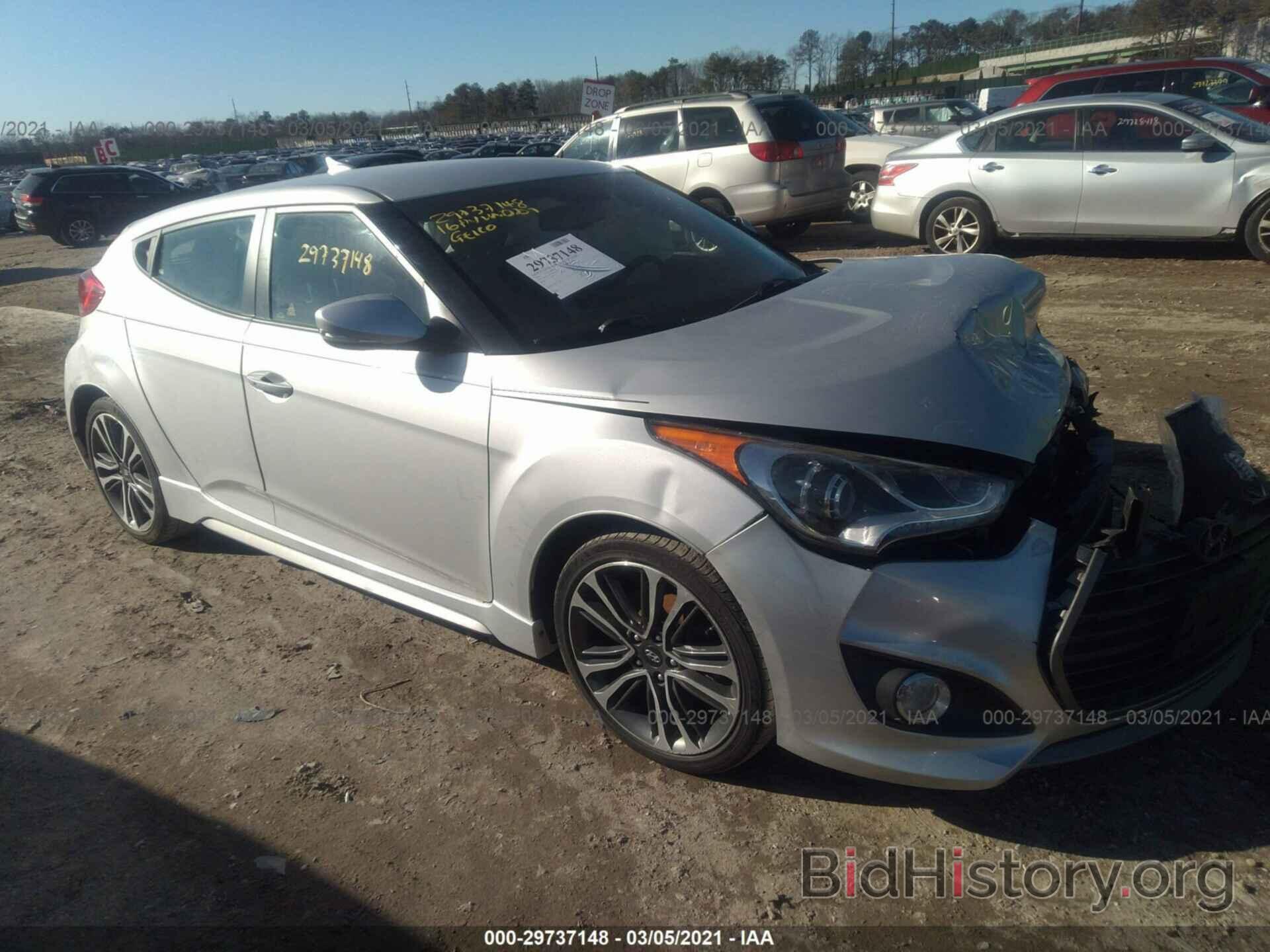 Photo KMHTC6AEXGU264780 - HYUNDAI VELOSTER 2016