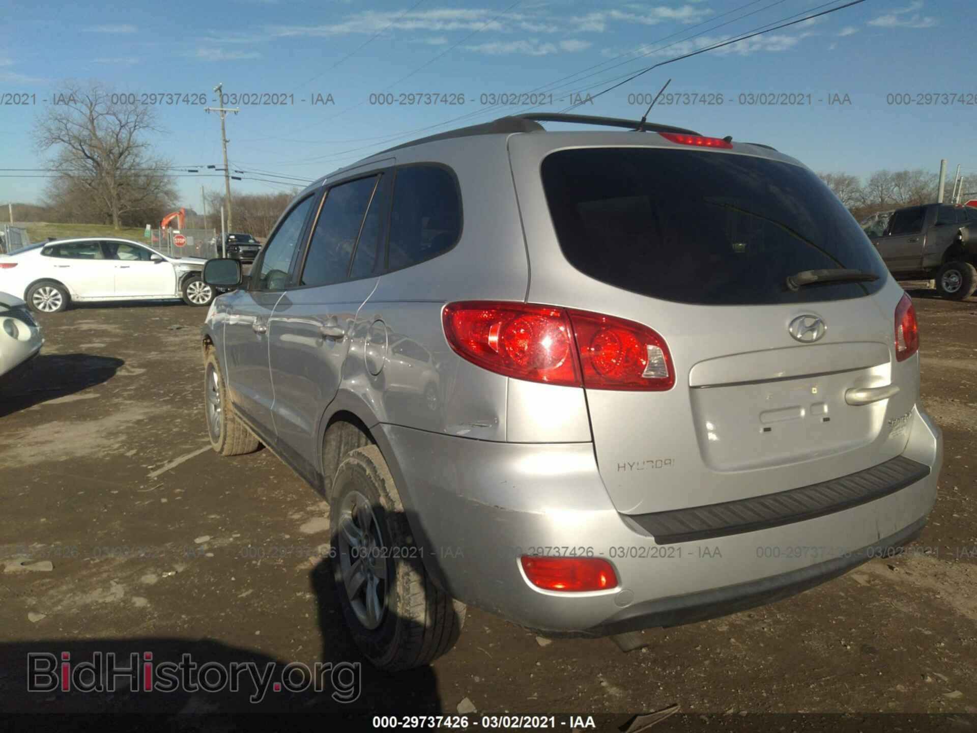 2009 HYUNDAI SANTA FE - VIN: 5NMSG13D09H287068 - Фото 3