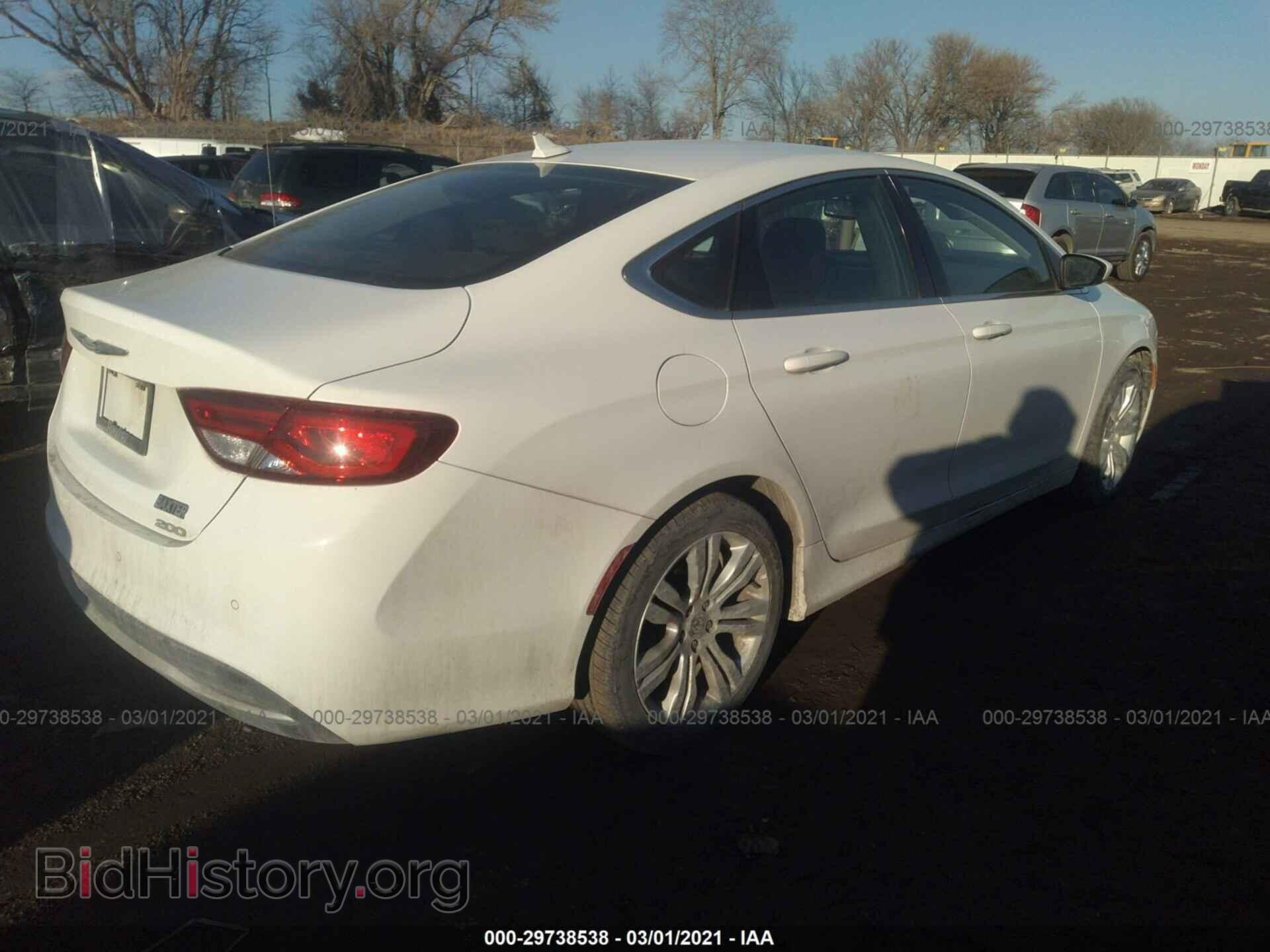 2015 CHRYSLER 200 - VIN: 1C3CCCAB0FN753534 - Фото 4