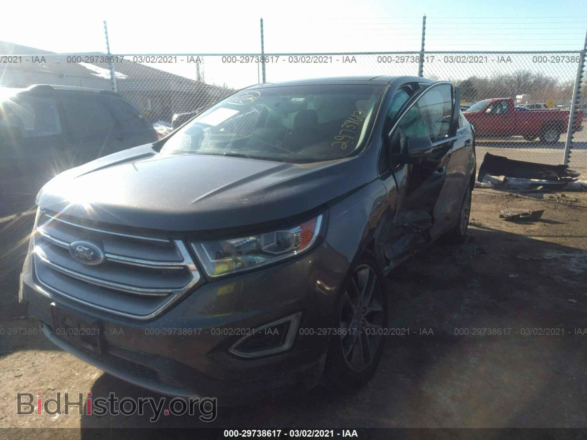 2016 FORD EDGE - VIN: 2FMPK4K85GBB77652 - Фото 2