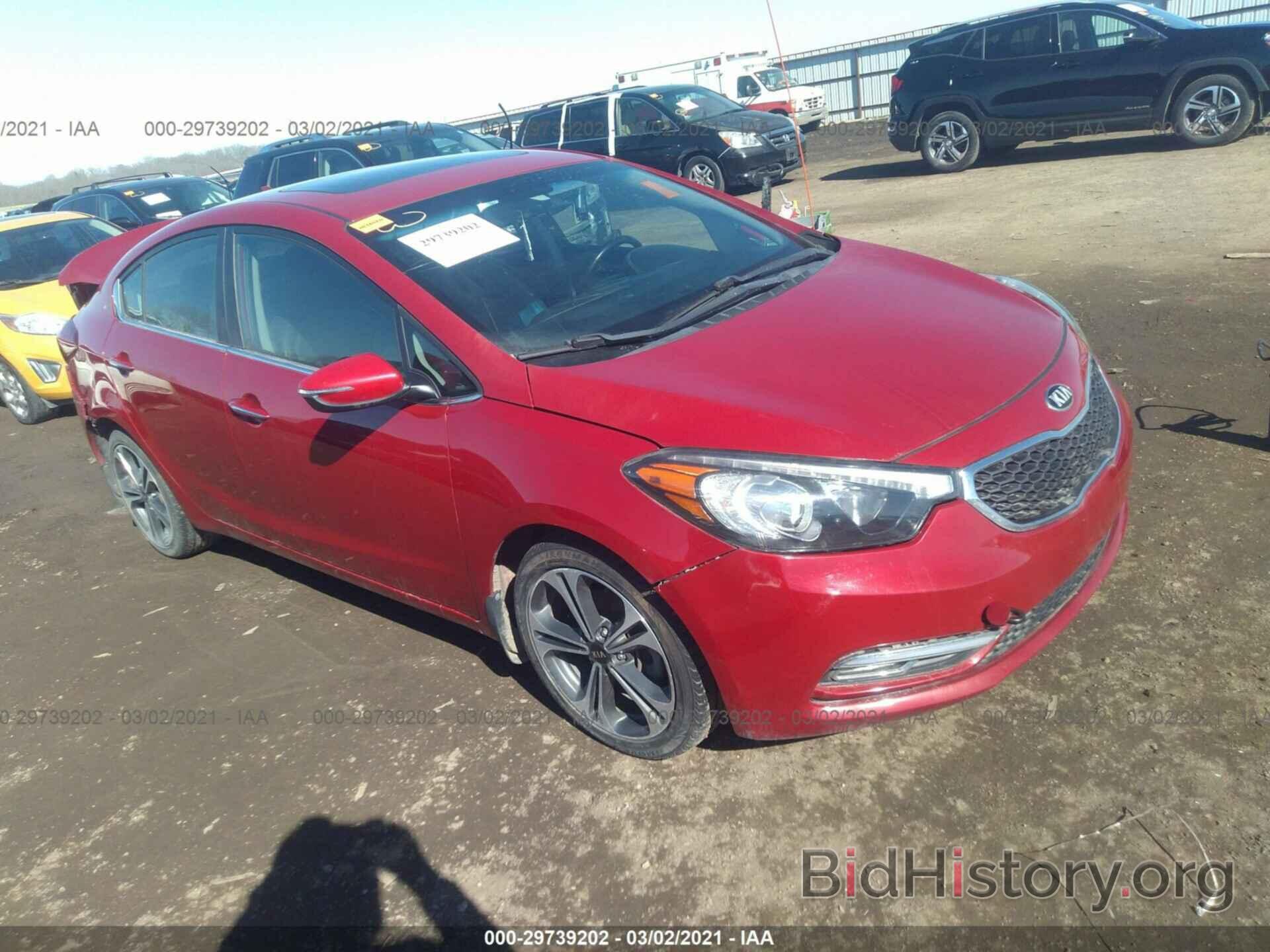 Photo KNAFZ4A82E5086172 - KIA FORTE 2014