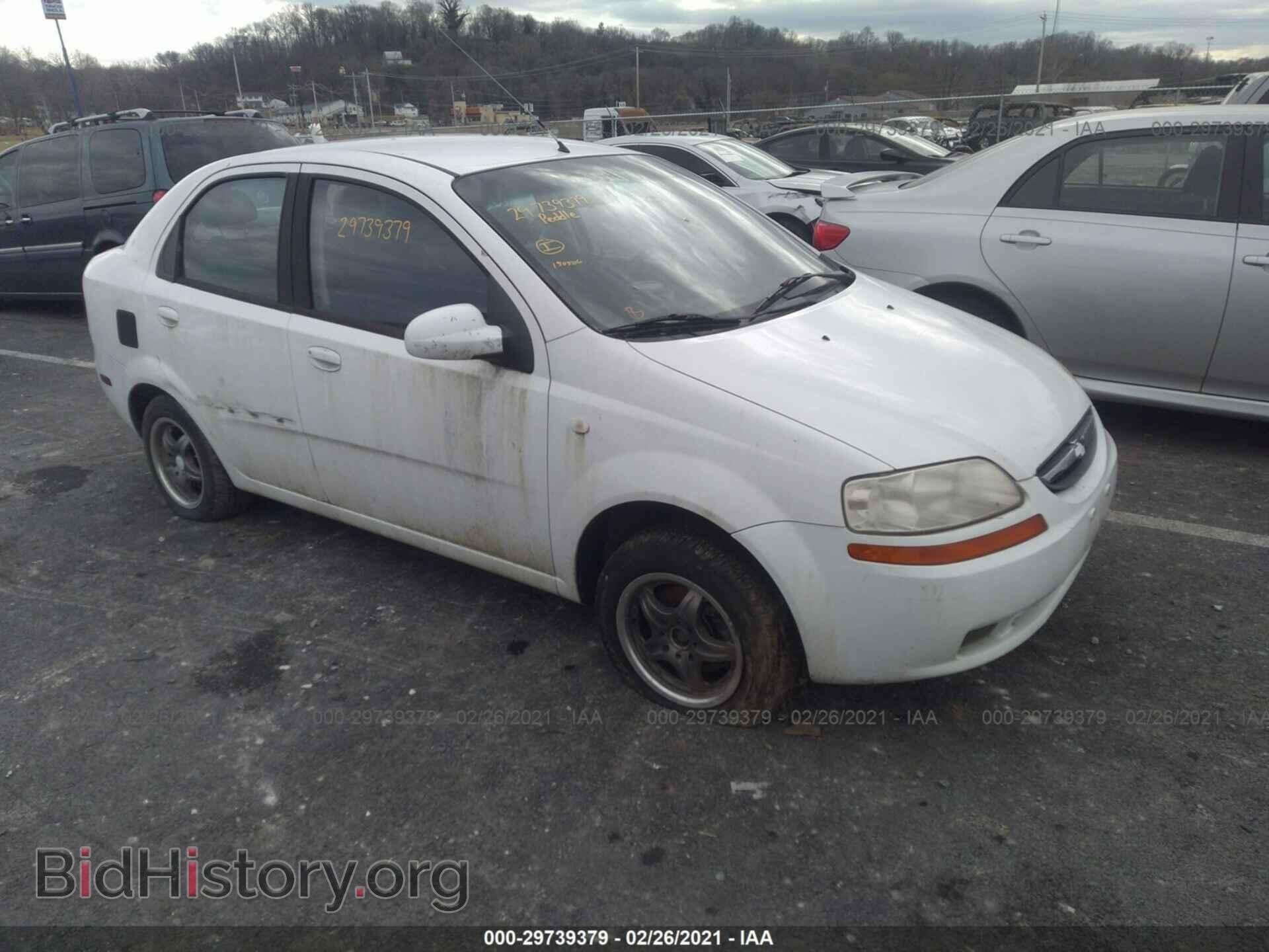 Фотография KL1TD56606B613668 - CHEVROLET AVEO 2006