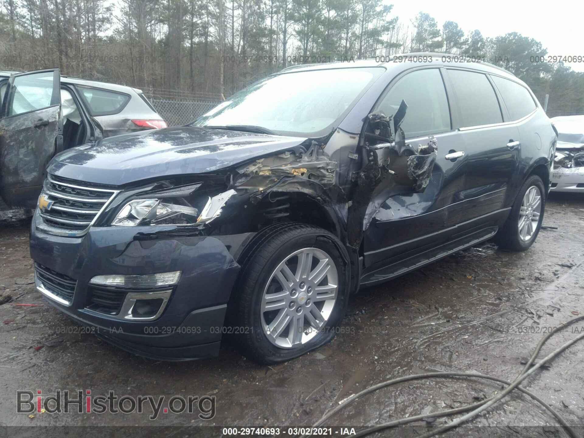 2014 CHEVROLET TRAVERSE - VIN: 1GNKRGKD6EJ160271 - Фото 2