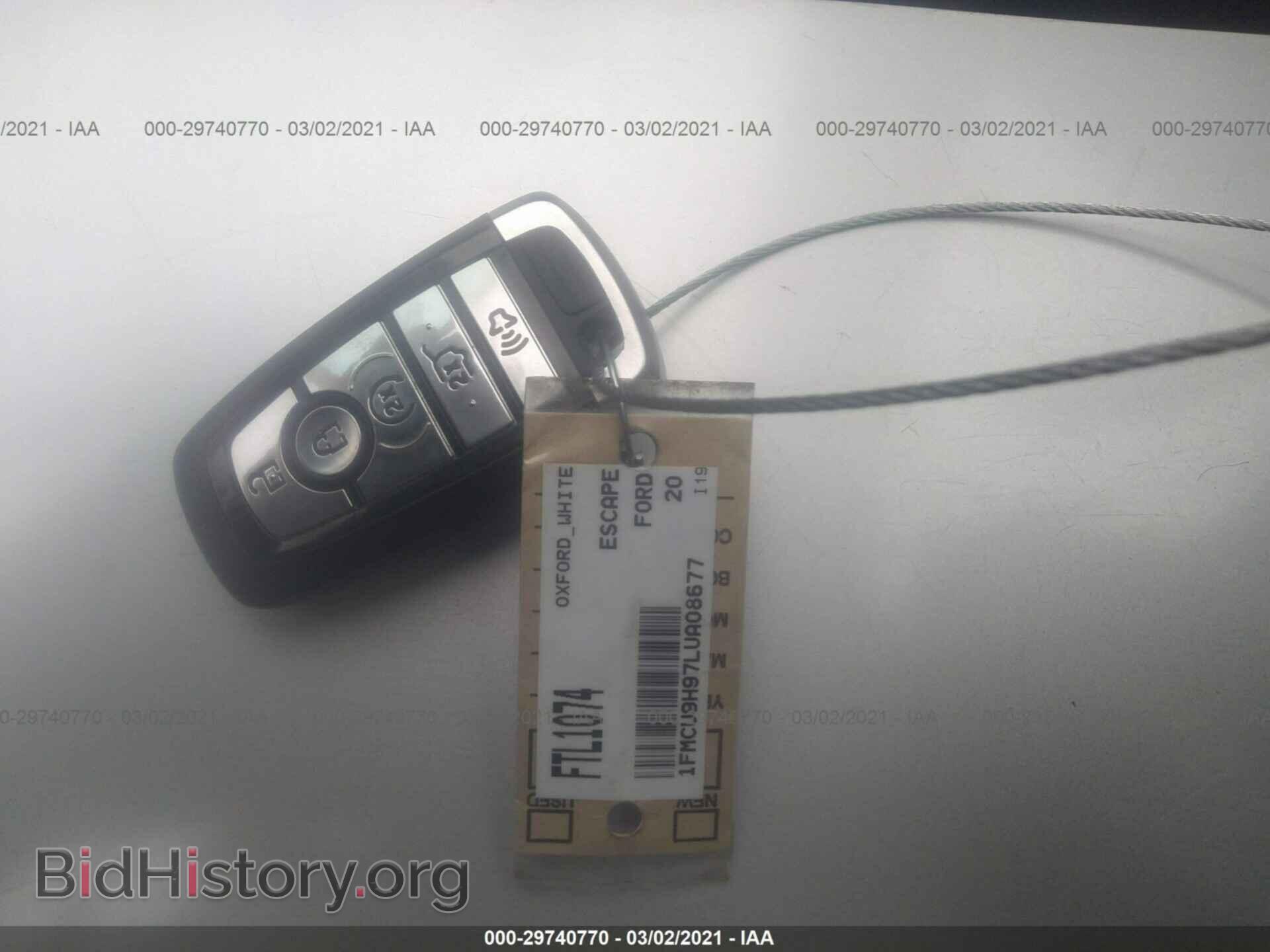 2020 FORD ESCAPE - VIN: 1FMCU9H97LUA08677 - Фото 11