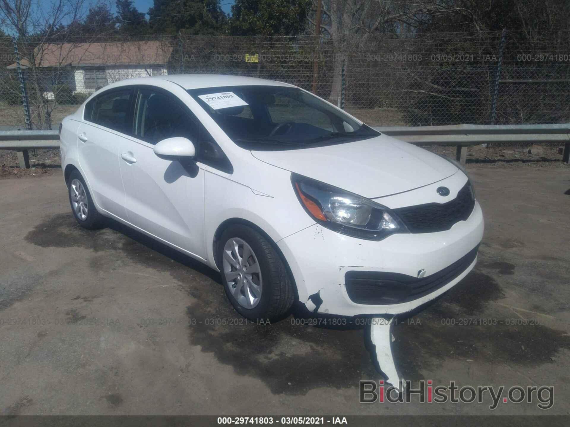 Photo KNADM4A30D6128650 - KIA RIO 2013