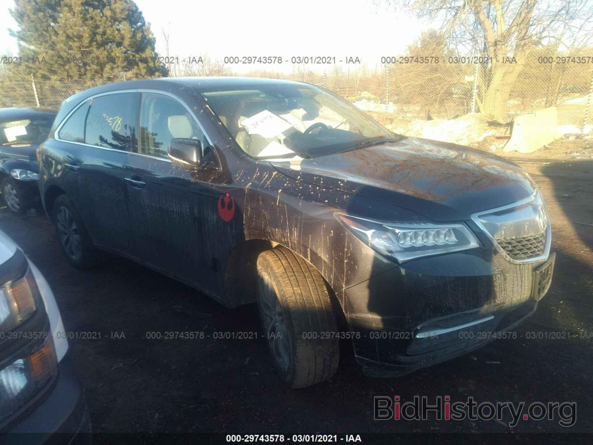 Photo 5FRYD4H43EB045902 - ACURA MDX 2014