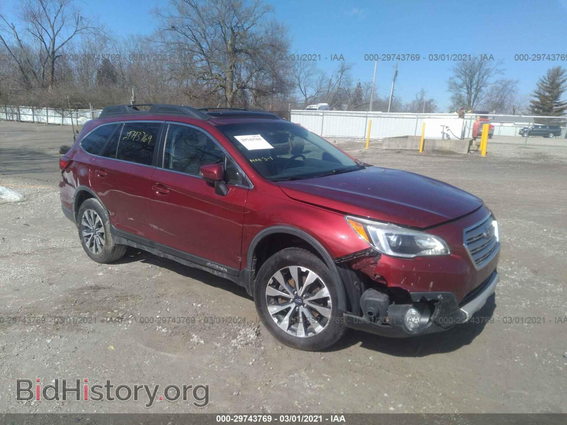 Photo 4S4BSBLC4F3253393 - SUBARU OUTBACK 2015