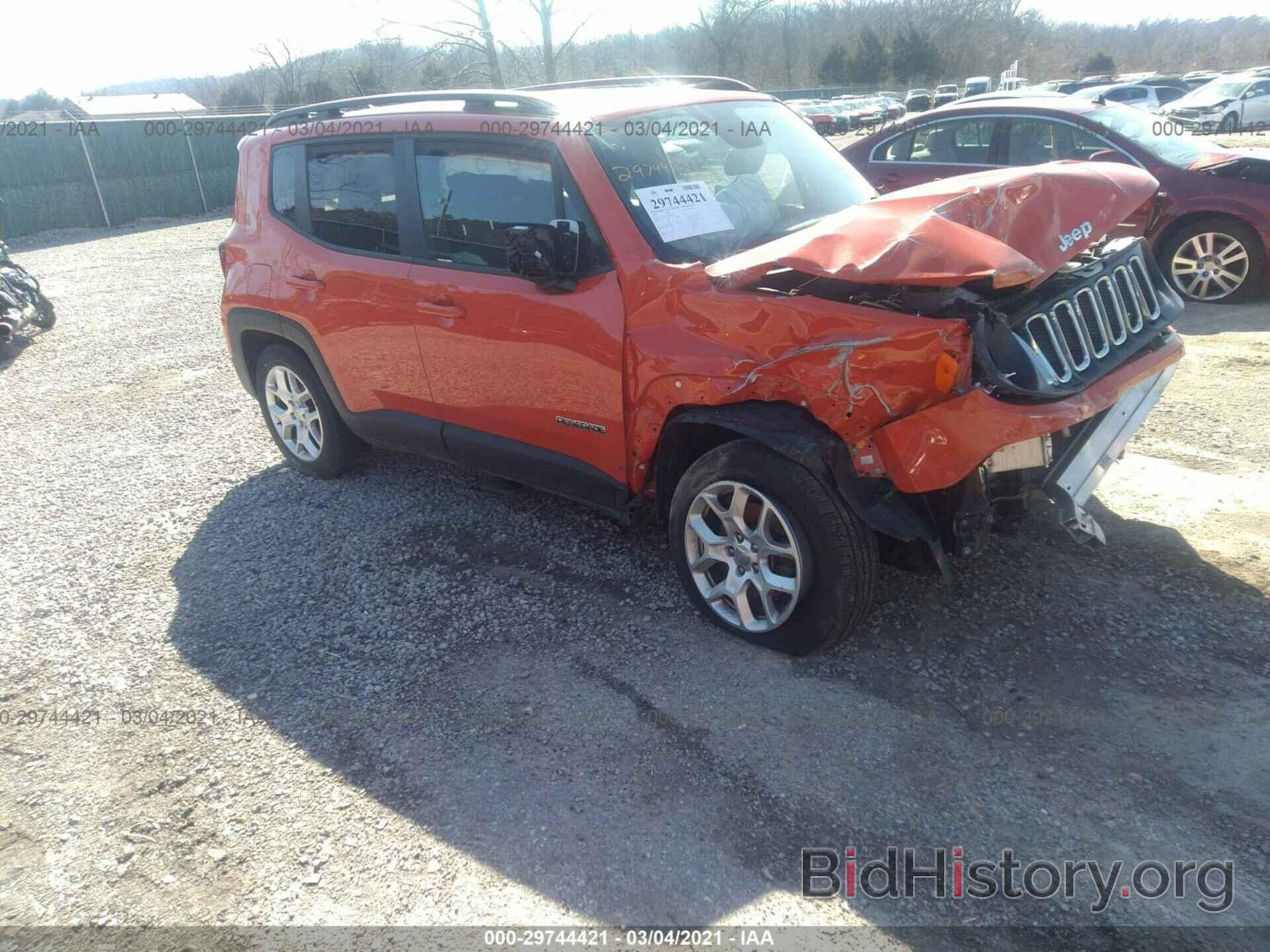 Фотография ZACCJABT0GPE38755 - JEEP RENEGADE 2016