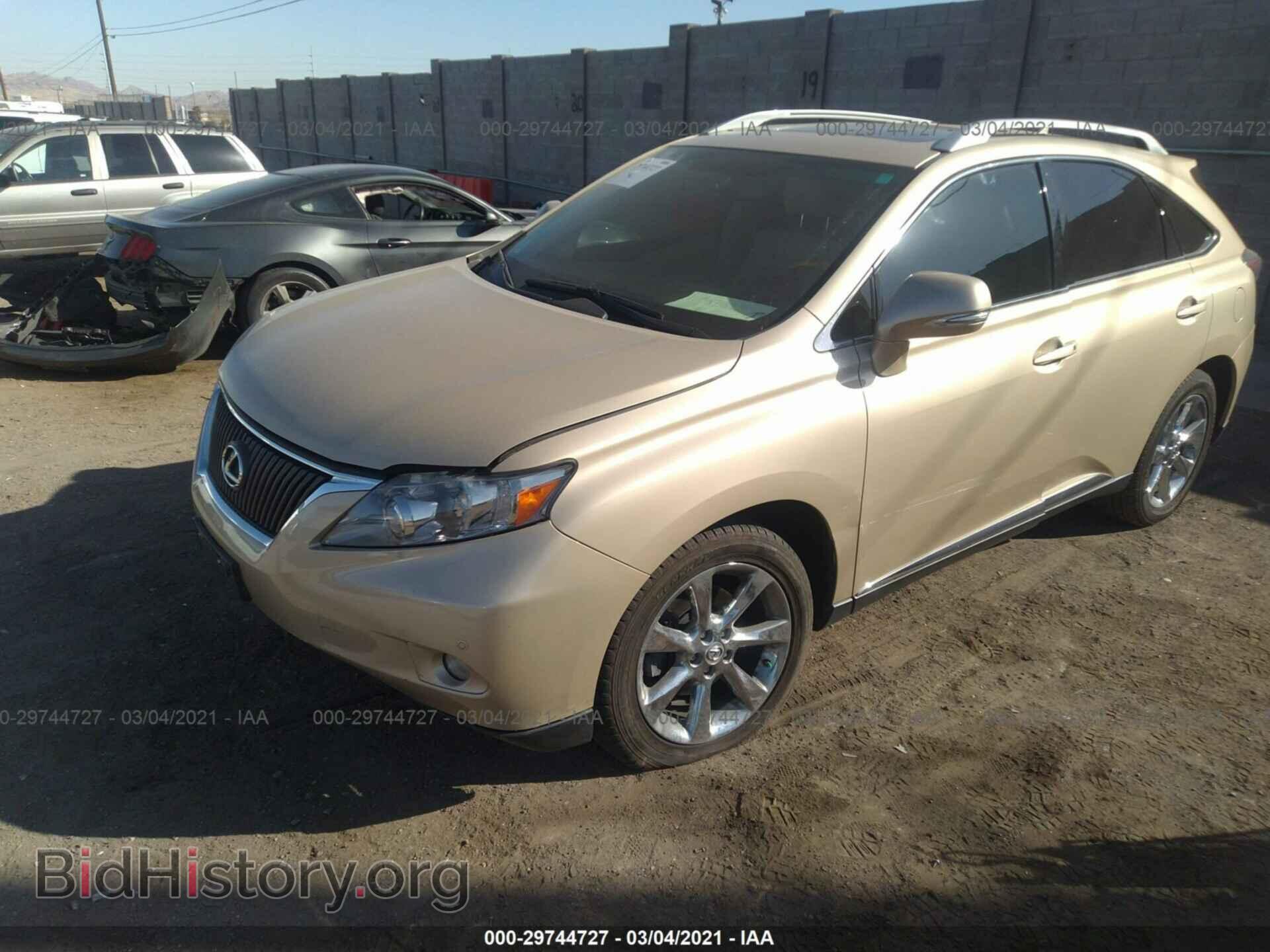 2010 LEXUS RX 350 - VIN: 2T2BK1BA1AC037804 - Фото 2