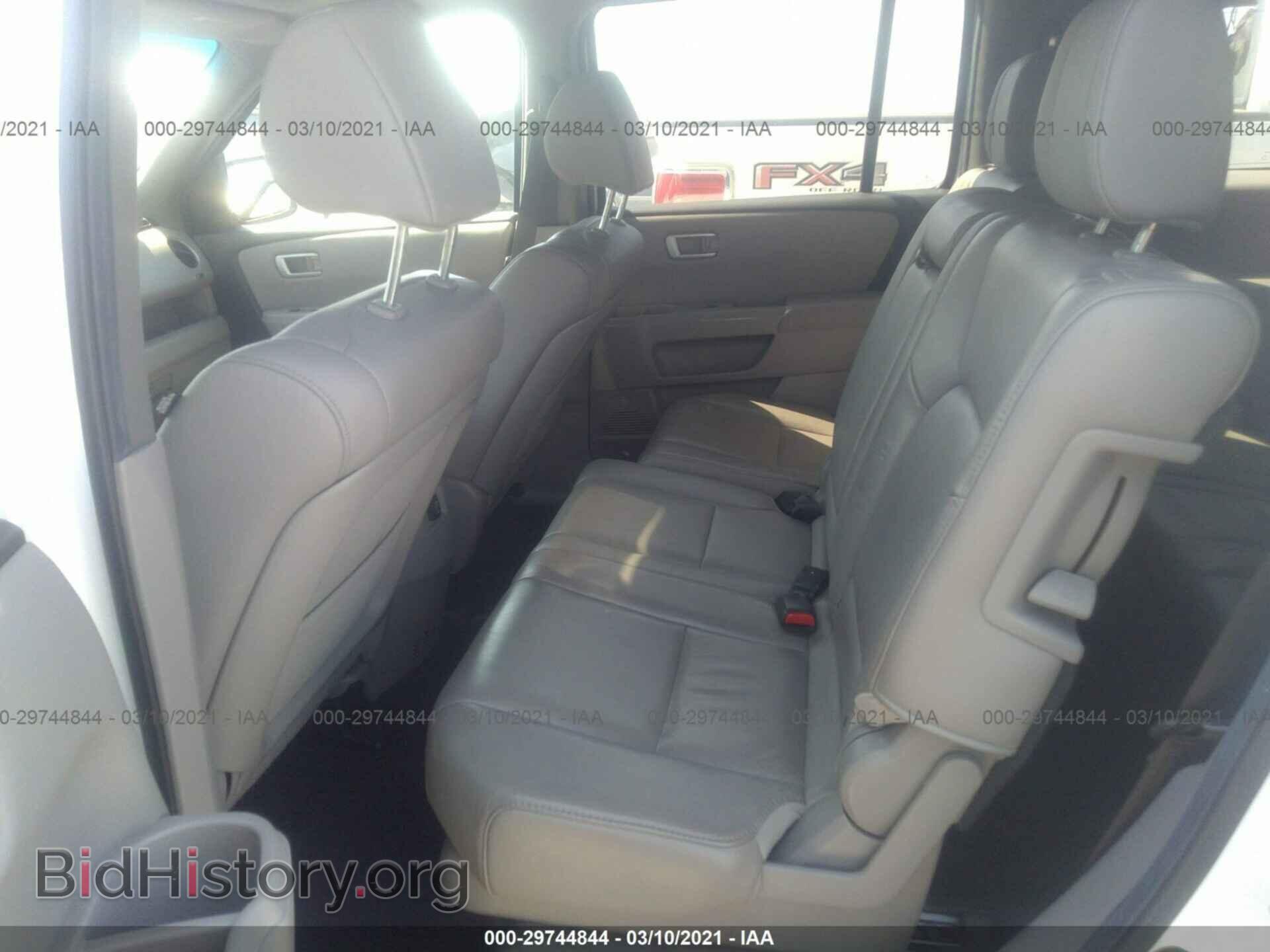 2012 HONDA PILOT - VIN: 5FNYF3H59CB016075 - Фото 8