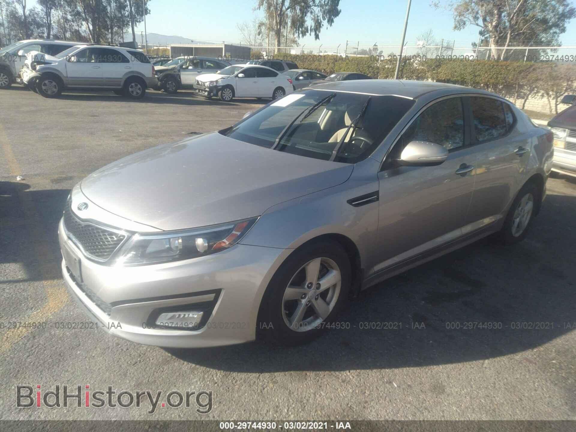 2015 KIA OPTIMA - VIN: KNAGM4A71F5551990 - Photo 2