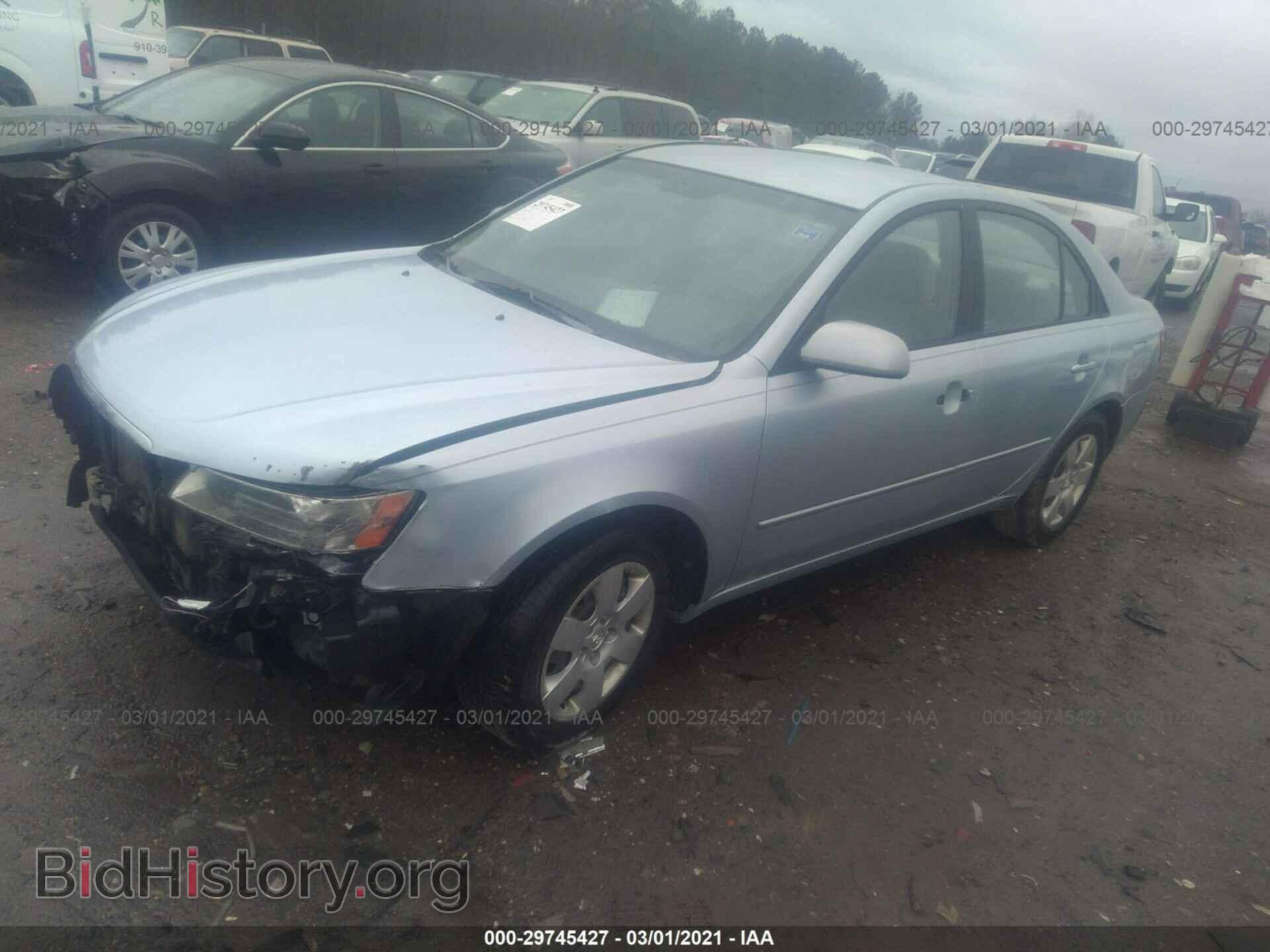 2007 HYUNDAI SONATA - VIN: 5NPET46C87H293908 - Фото 2