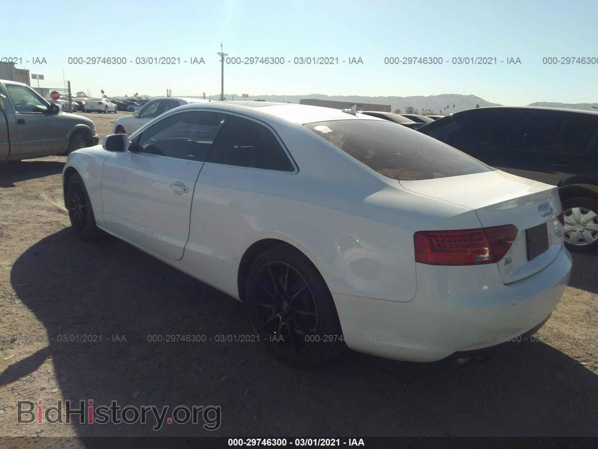 2013 AUDI A5 - VIN: WAUCFAFR2DA058695 - Фото 3