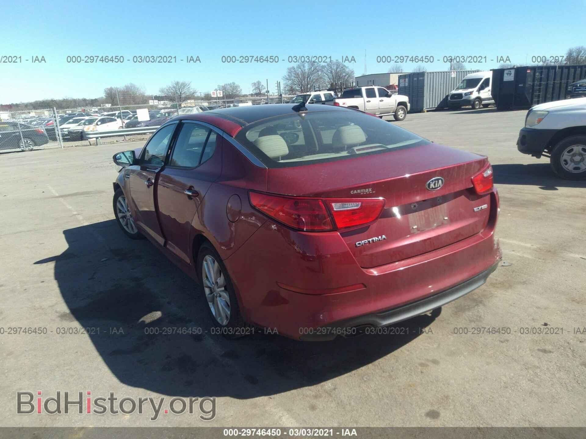 2015 KIA OPTIMA - VIN: 5XXGN4A72FG385779 - Photo 3