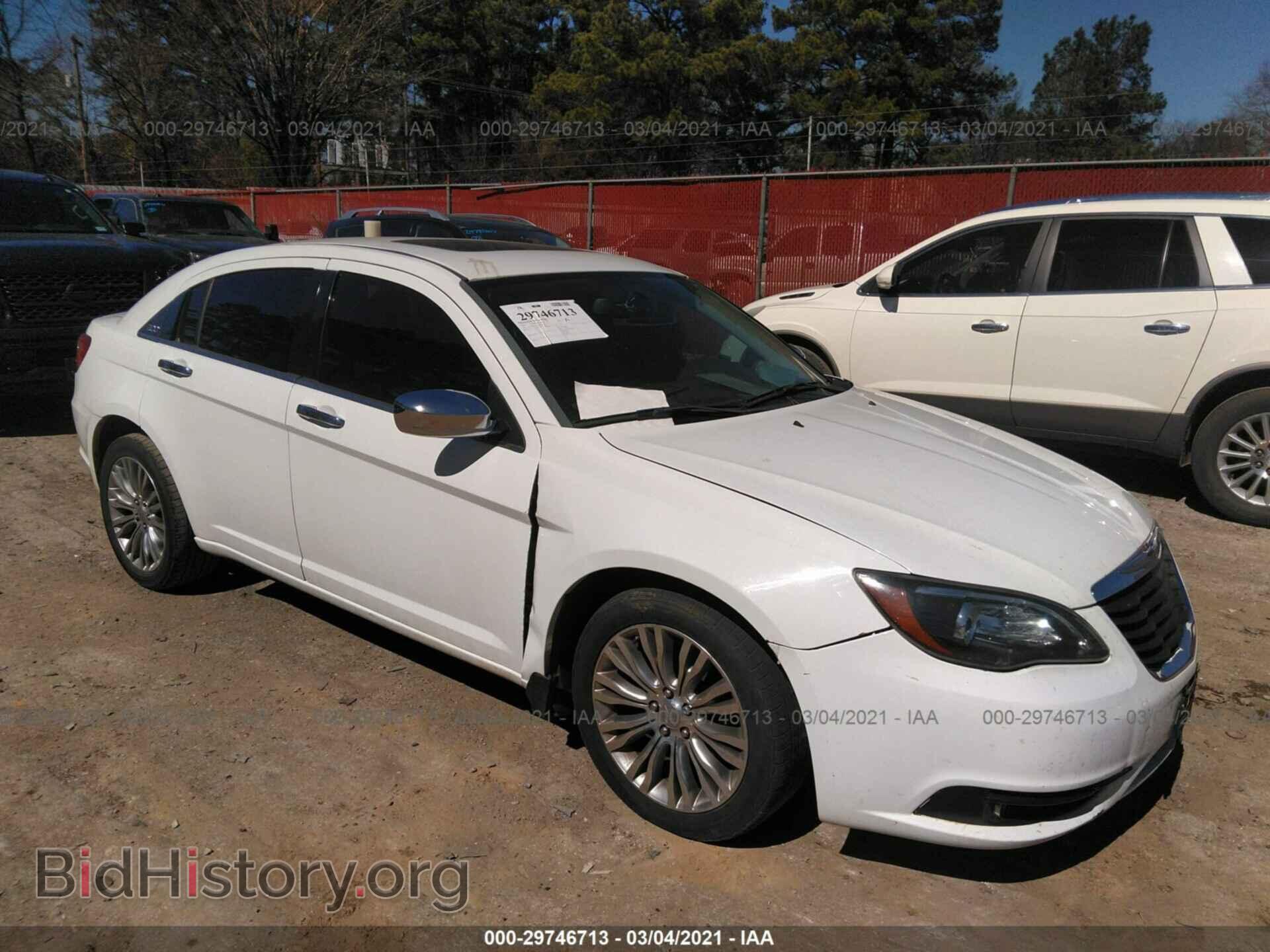 Photo 1C3CCBCGXCN288985 - CHRYSLER 200 2012