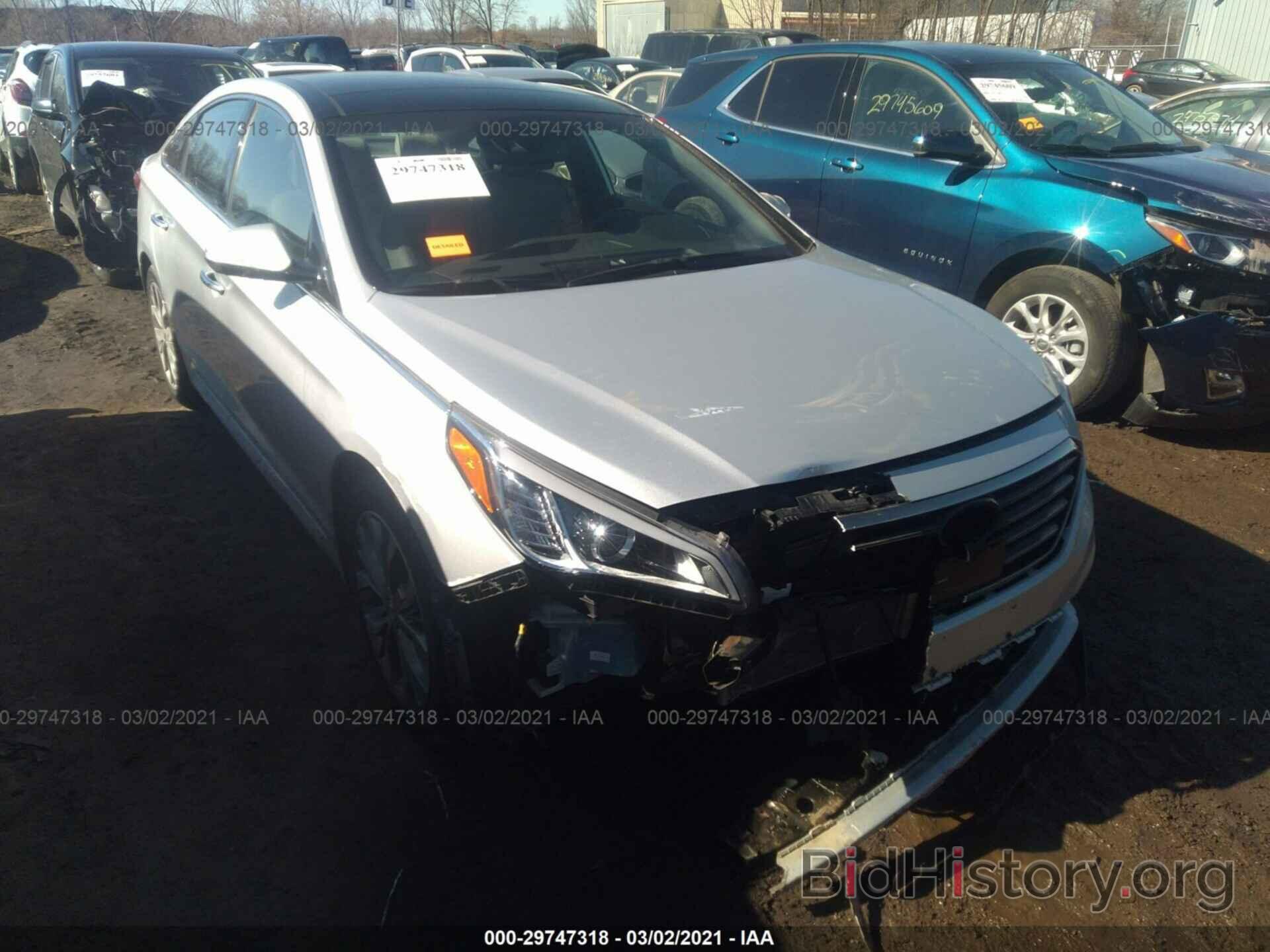 Photo 5NPE34AB9FH144324 - HYUNDAI SONATA 2015