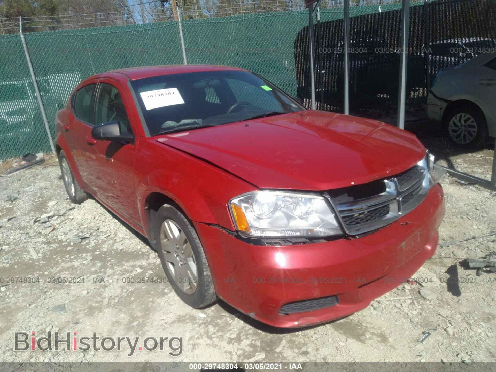 Photo 1C3CDZAB1DN621864 - DODGE AVENGER 2013