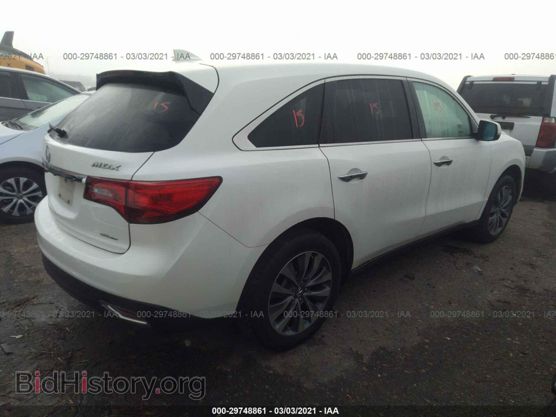 2014 ACURA MDX - VIN: 5FRYD4H45EB018278 - Фото 4