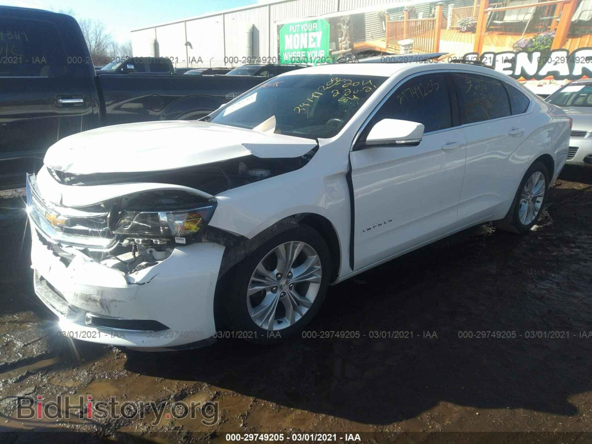 2014 CHEVROLET IMPALA - VIN: 1G1115SL5EU136171 - Фото 2